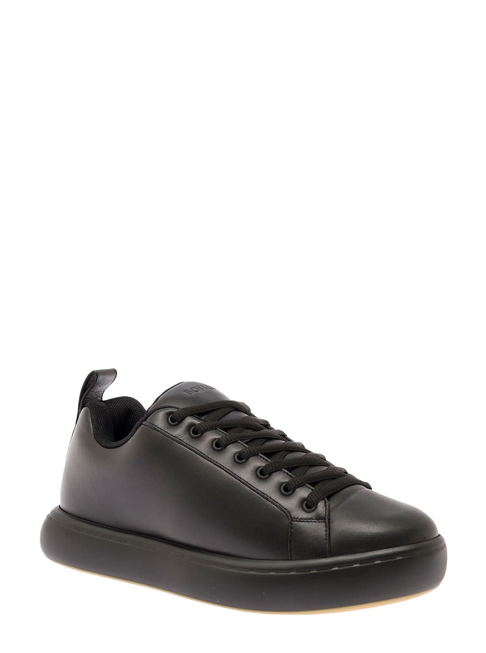 Shop Bottega Veneta Pillow Sneakers In Black