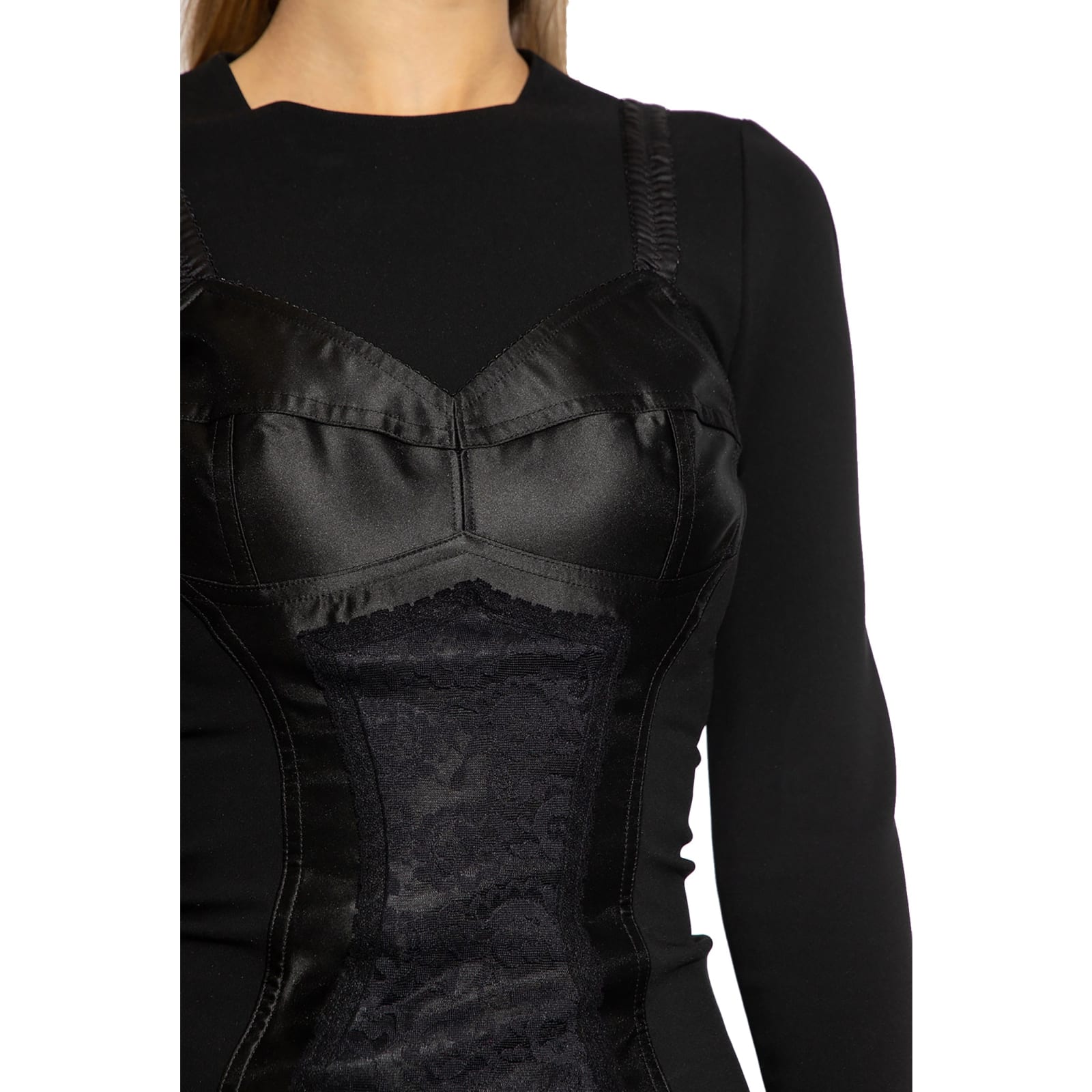 Shop Dolce & Gabbana Sheath Dress In Black