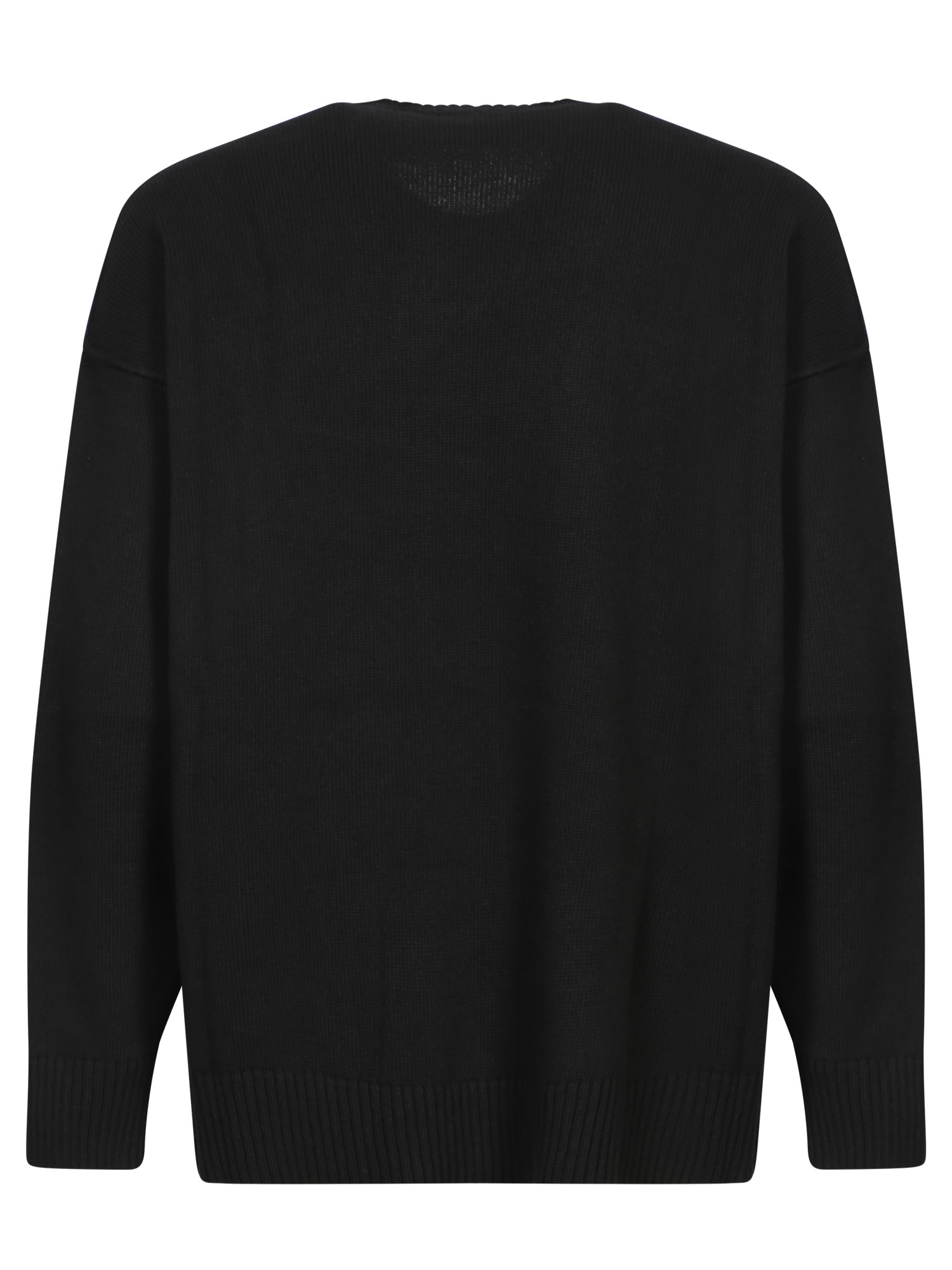 Shop Dolce & Gabbana Dg Logo Black Crewneck Sweater