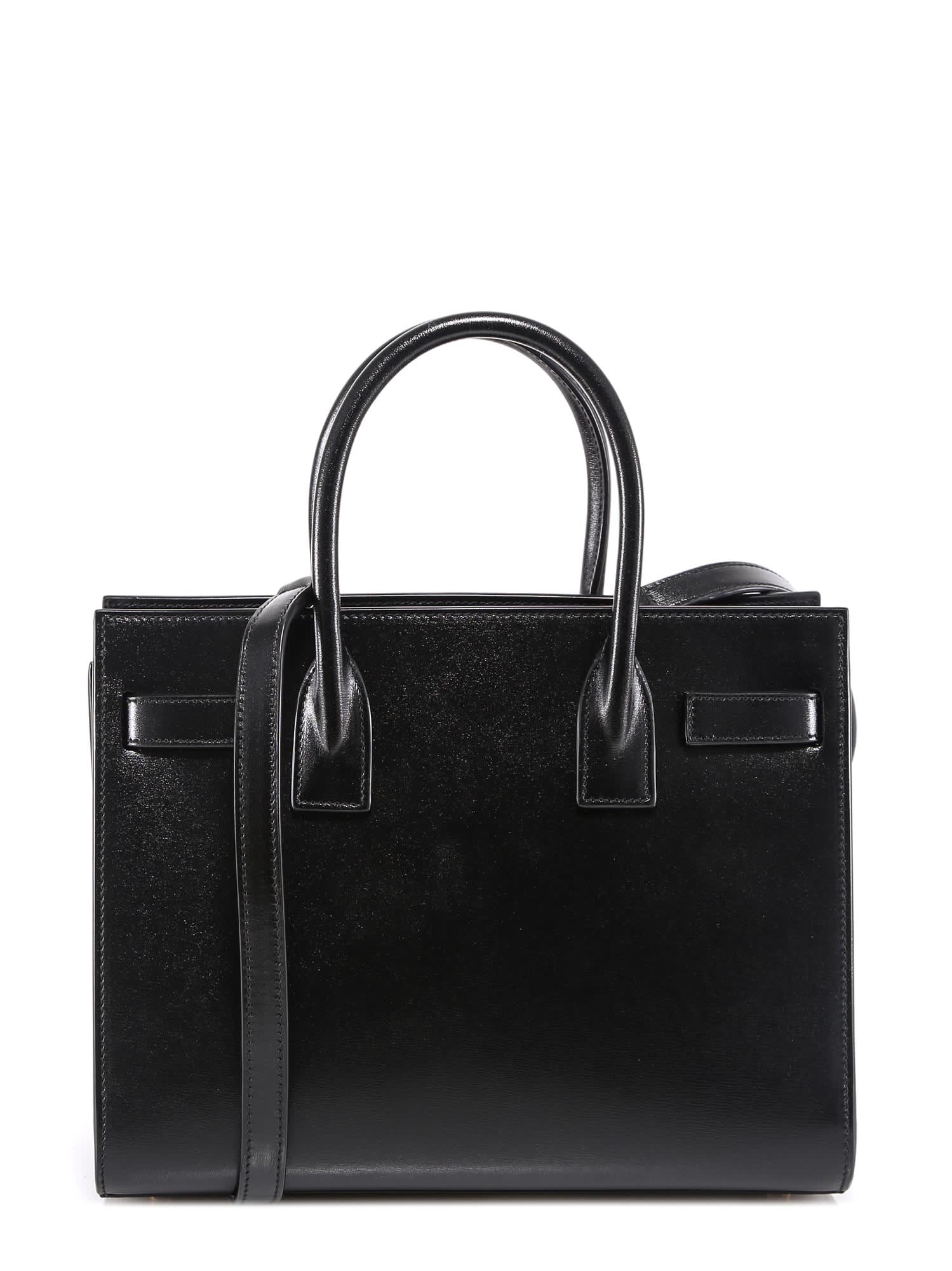 Saint Laurent Sac De Jour Nano Bag In Black