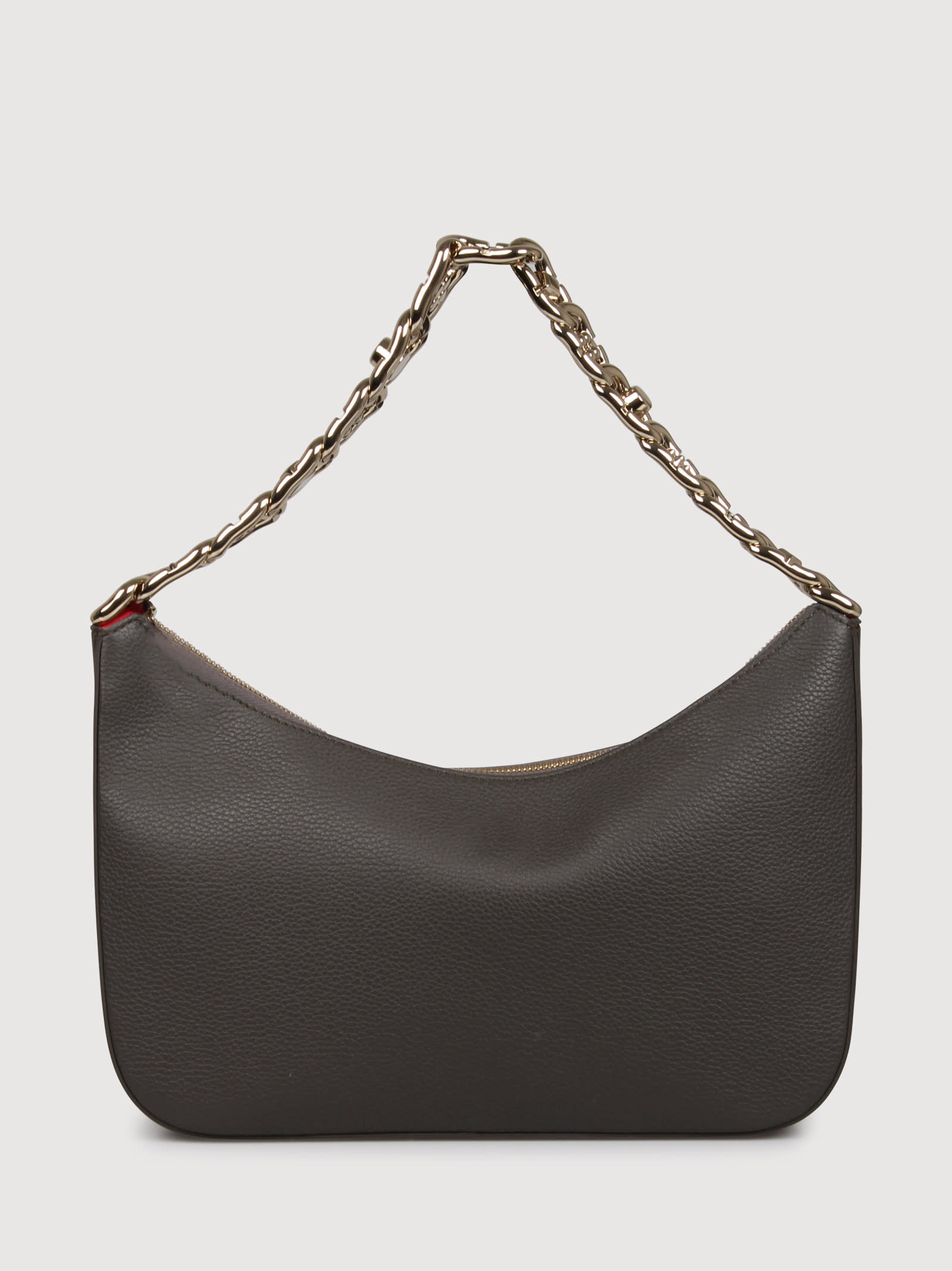 Shop Christian Louboutin Loubila Hobo Bag In Grey