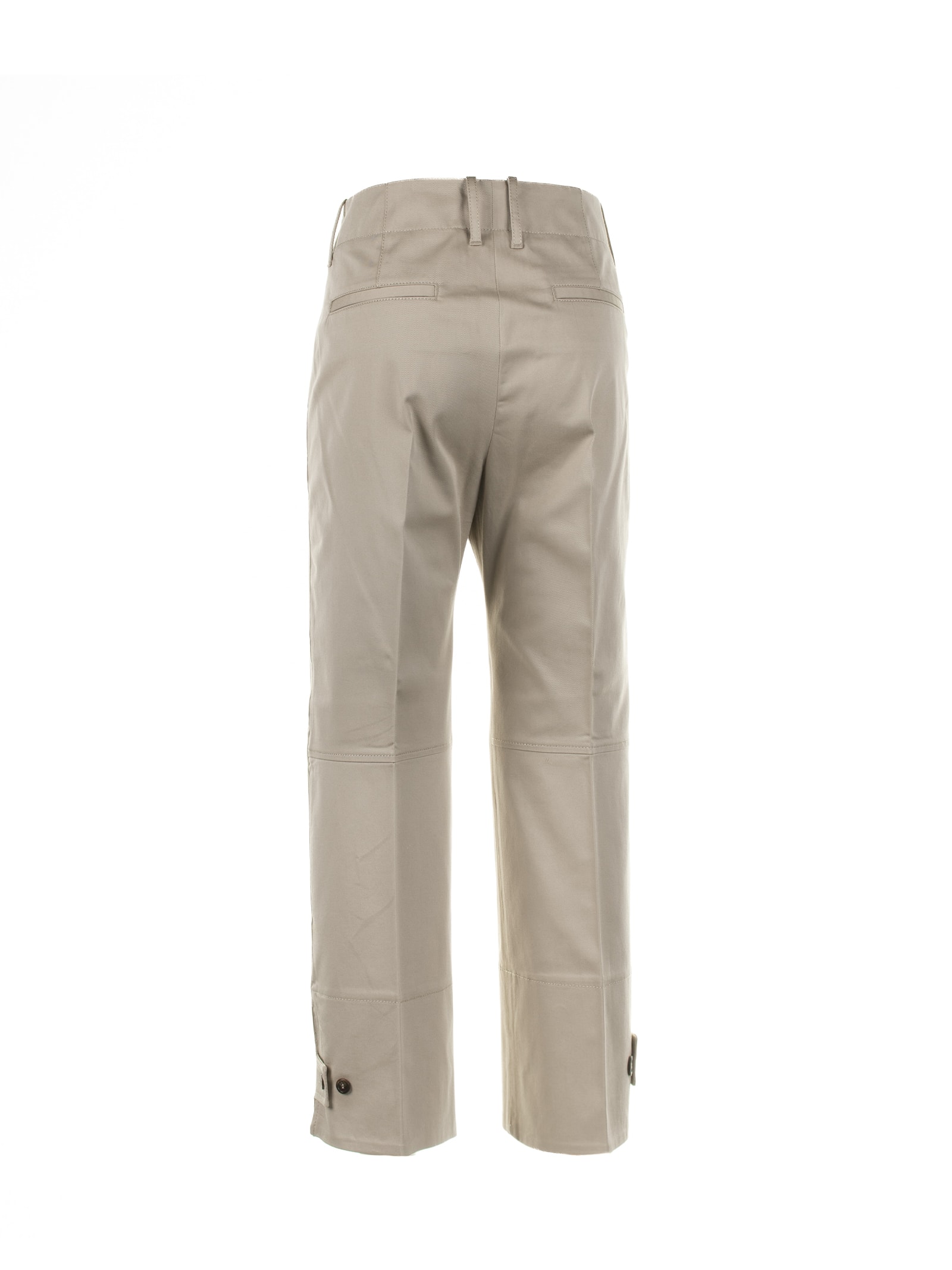 Shop Seventy Beige High-waisted Trousers