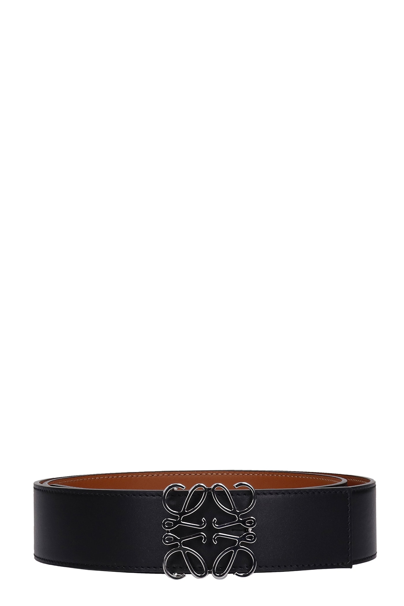 Loewe Belts In Black Leather