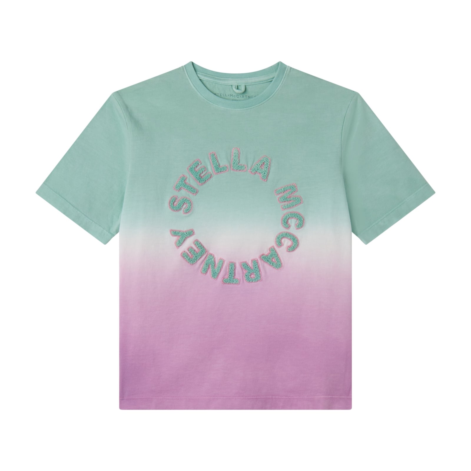 Shop Stella Mccartney T-shirt With Gradient Effect In Multicolor