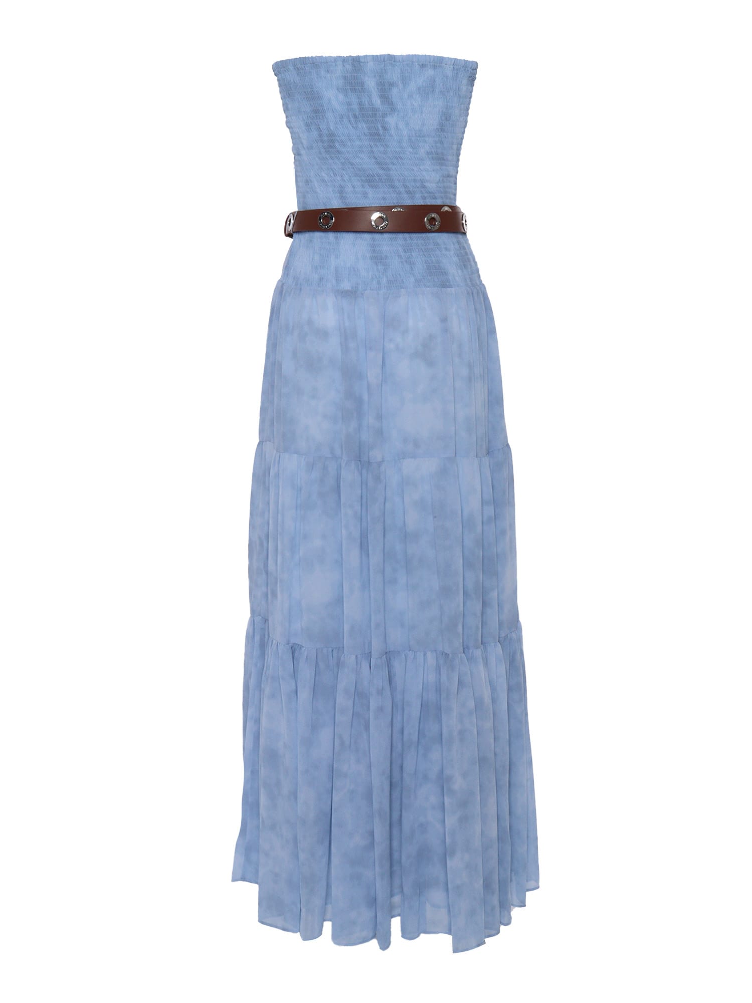 Shop Michael Kors Sunbleach Light Blue Dress