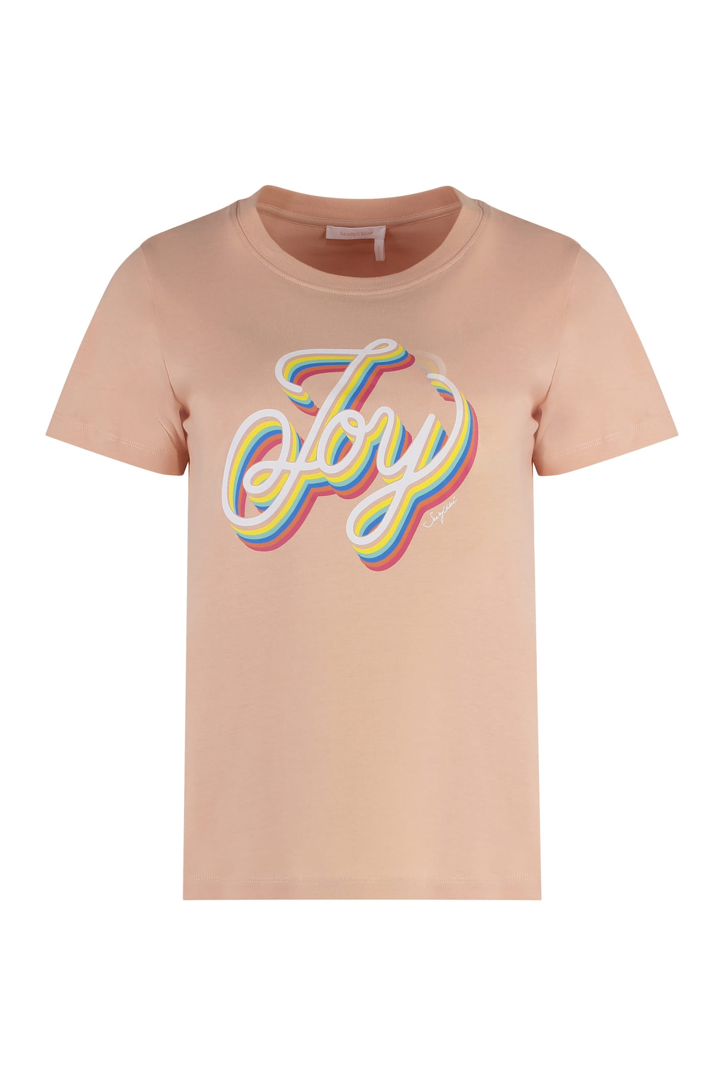 See by Chloé Printed Cotton T-shirt