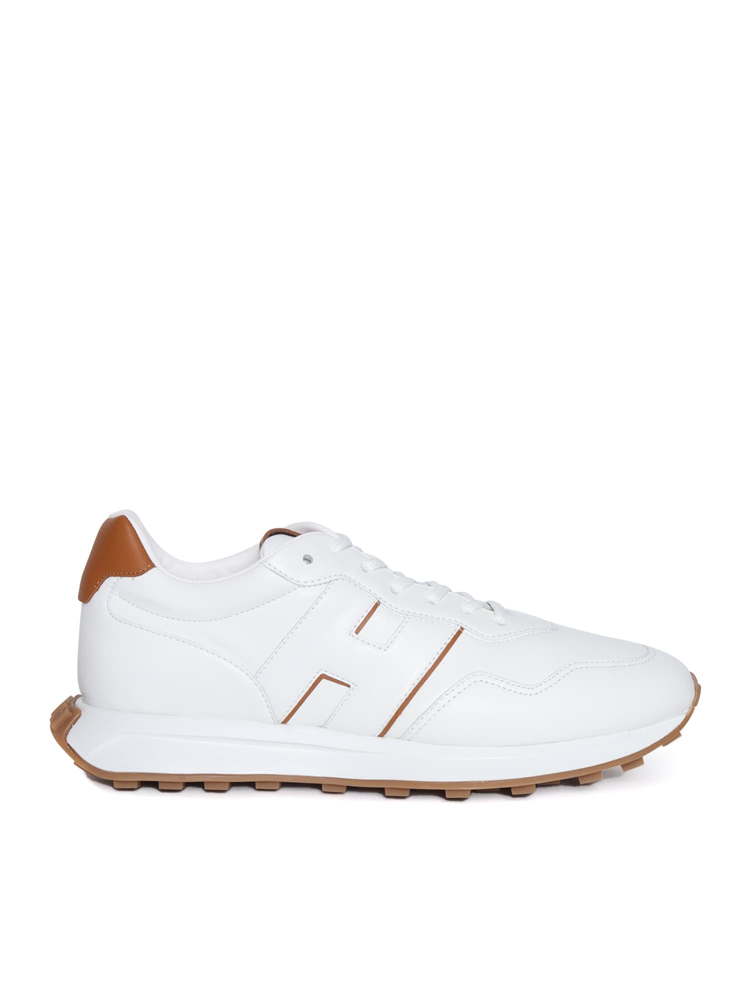 Hogan H601 Leather Low-top Sneakers In White