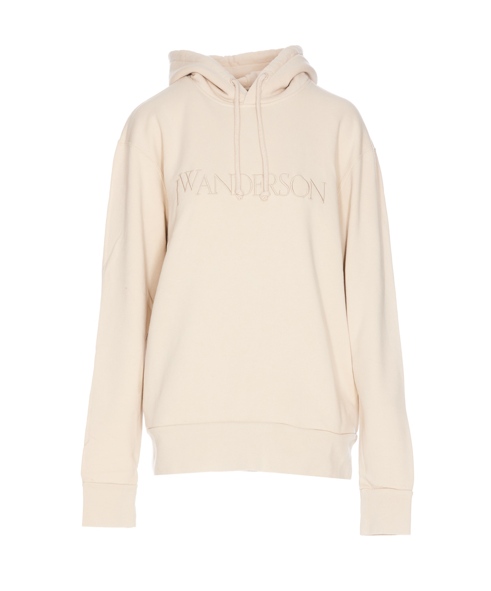 JW ANDERSON EMBROIDERED LOGO HOODIE