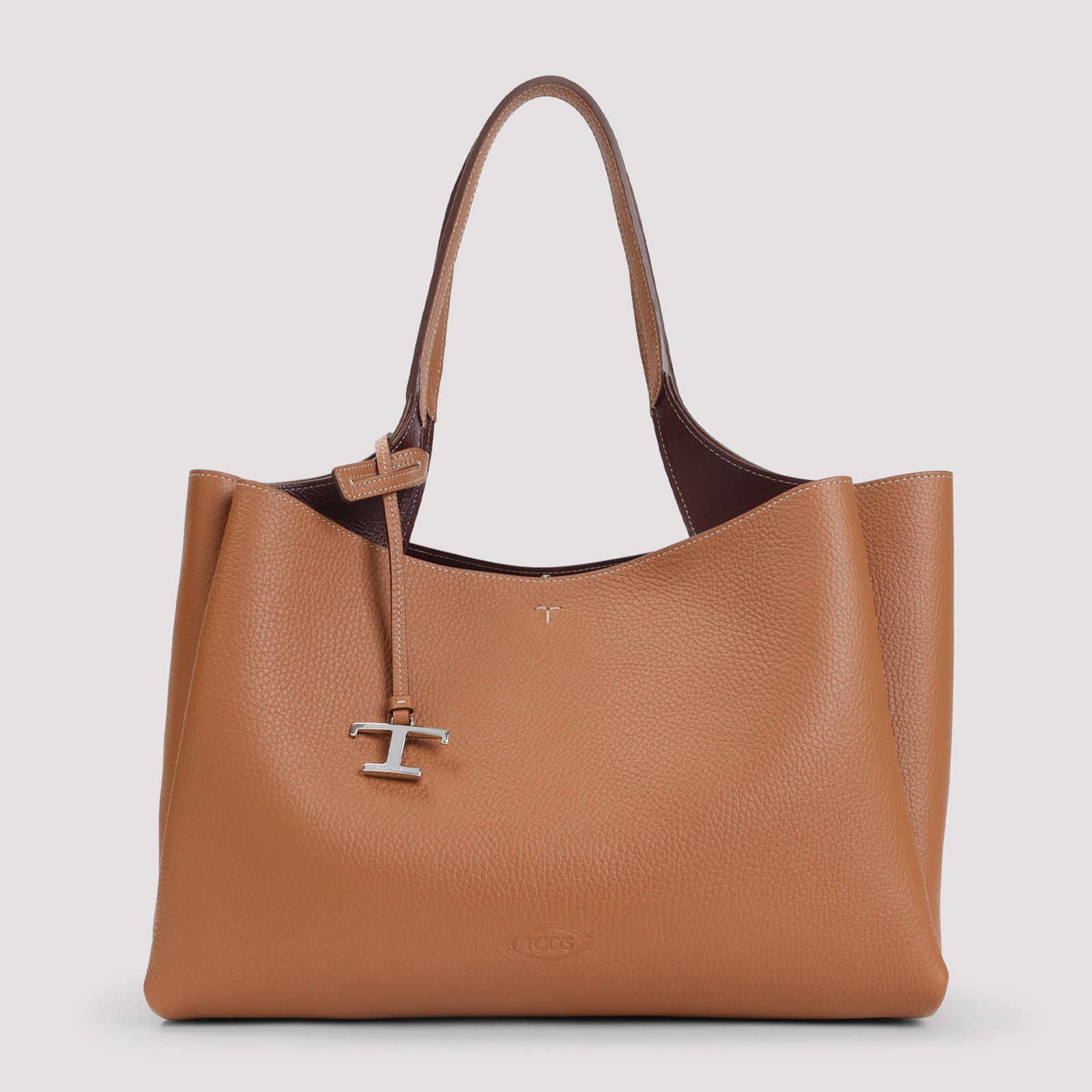 Tod's Tod S Apa Medium Shoulder Bag In Burgundy