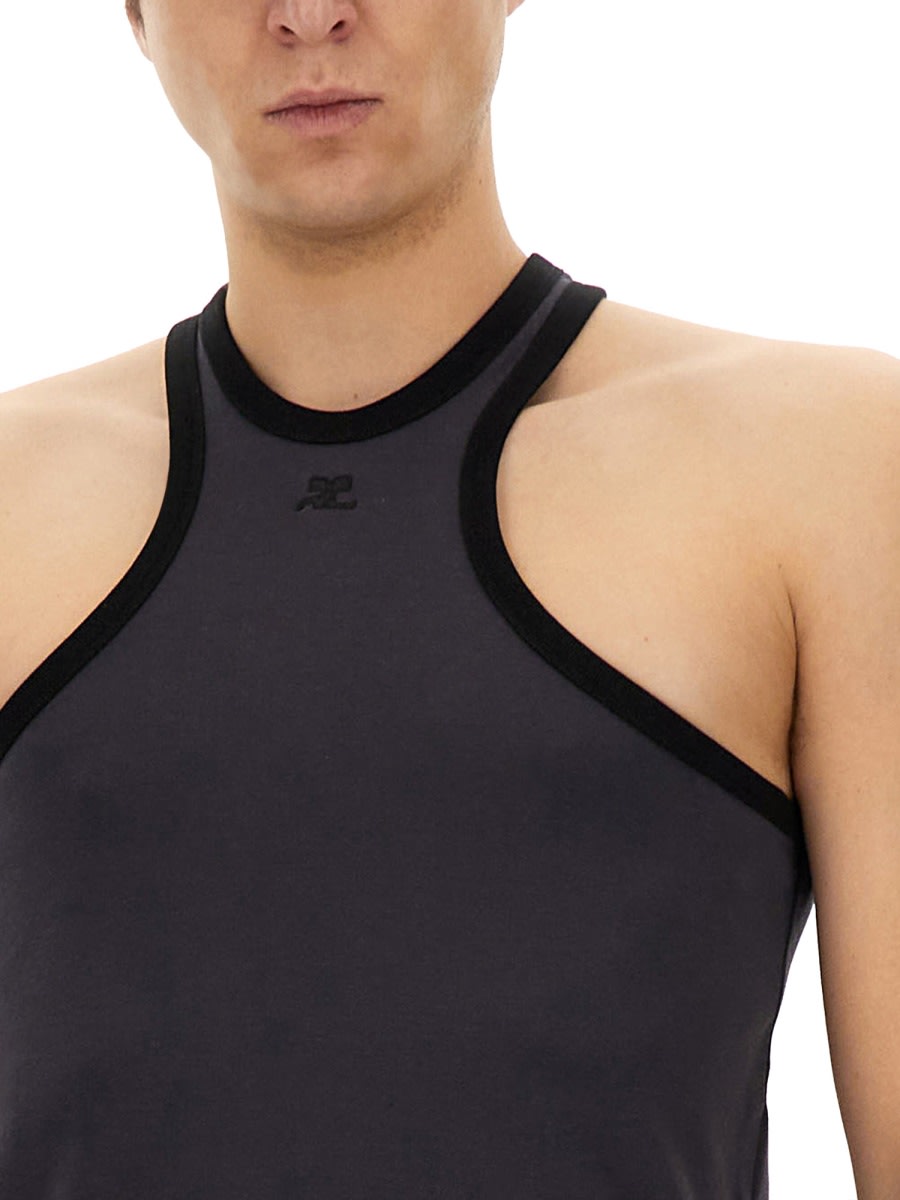 Courrèges Courregès Top Scuba In Black