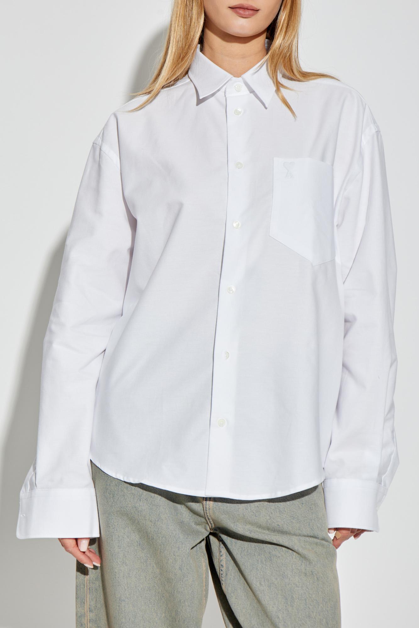 Ami Alexandre Mattiussi Shirt With Logo In White
