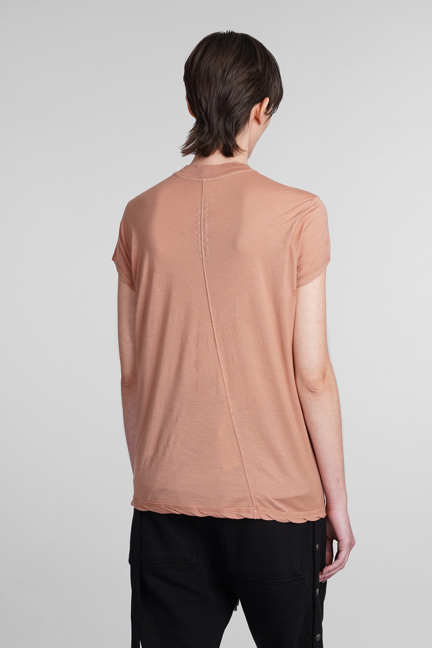 Shop Drkshdw Small Level T T-shirt In Rose-pink Cotton