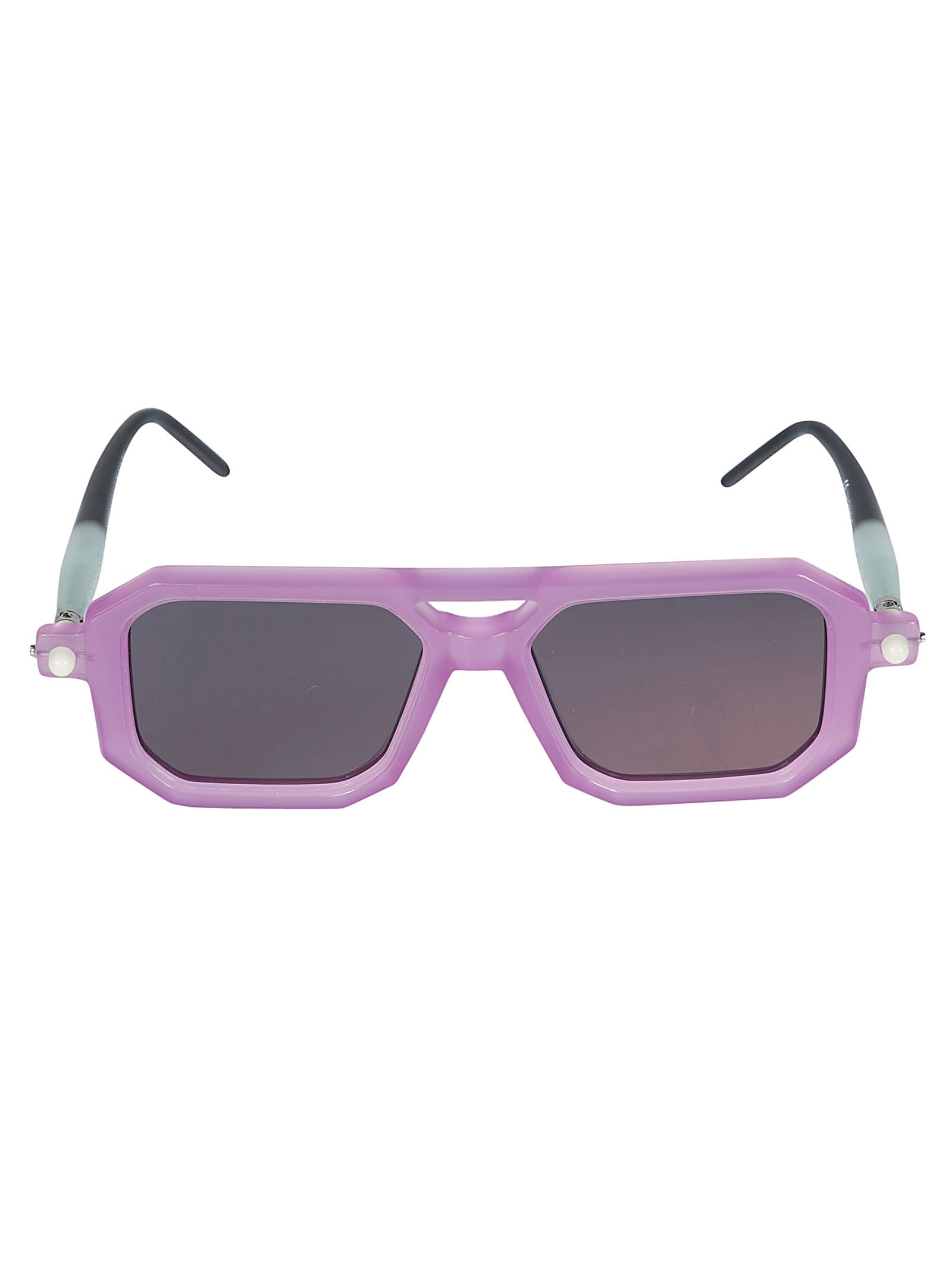 Kuboraum Mask P8 - Cyclamen Sunglasses In Cyan