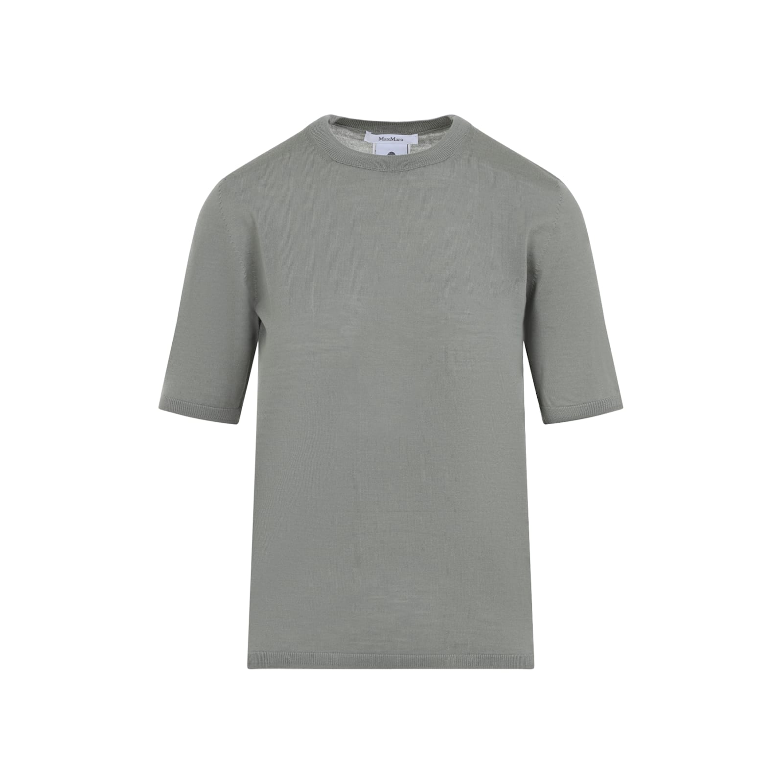 Max Mara Gerico Ss Knit T-shirt In Green