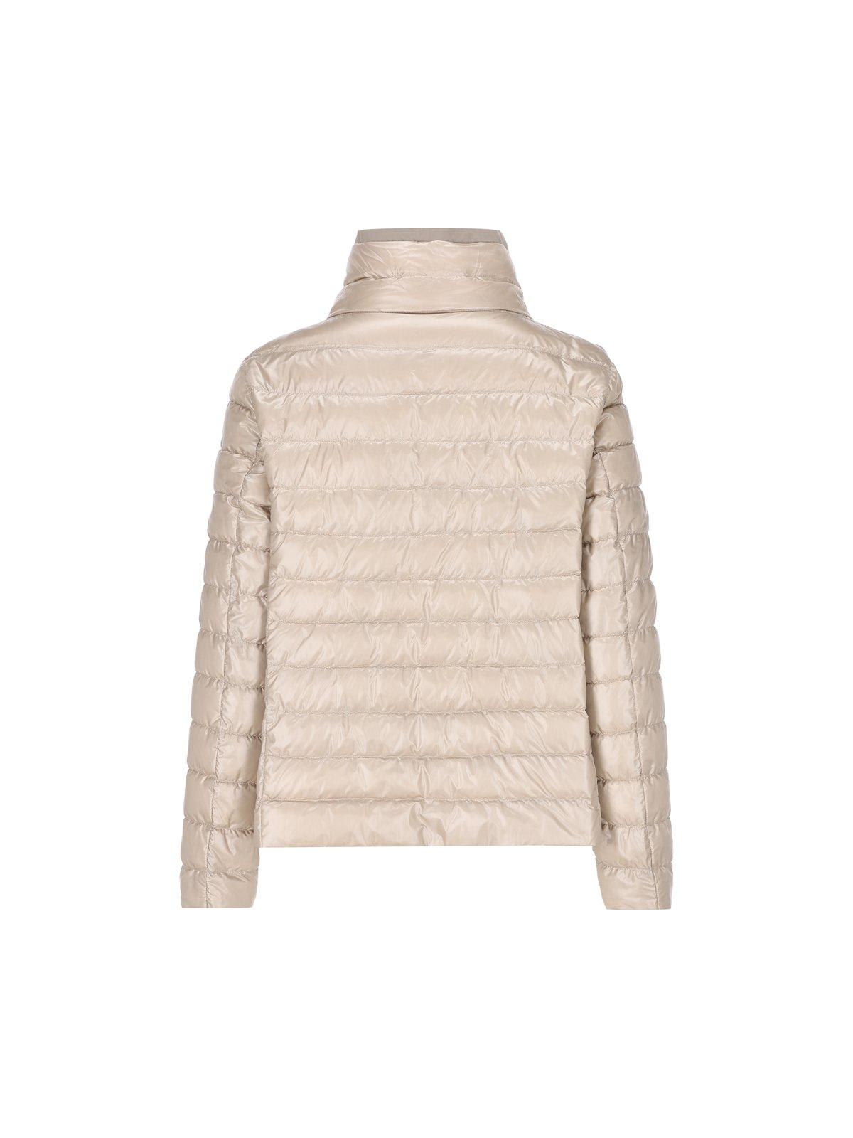 Herno Women's Nylon Down Jacket In Brown