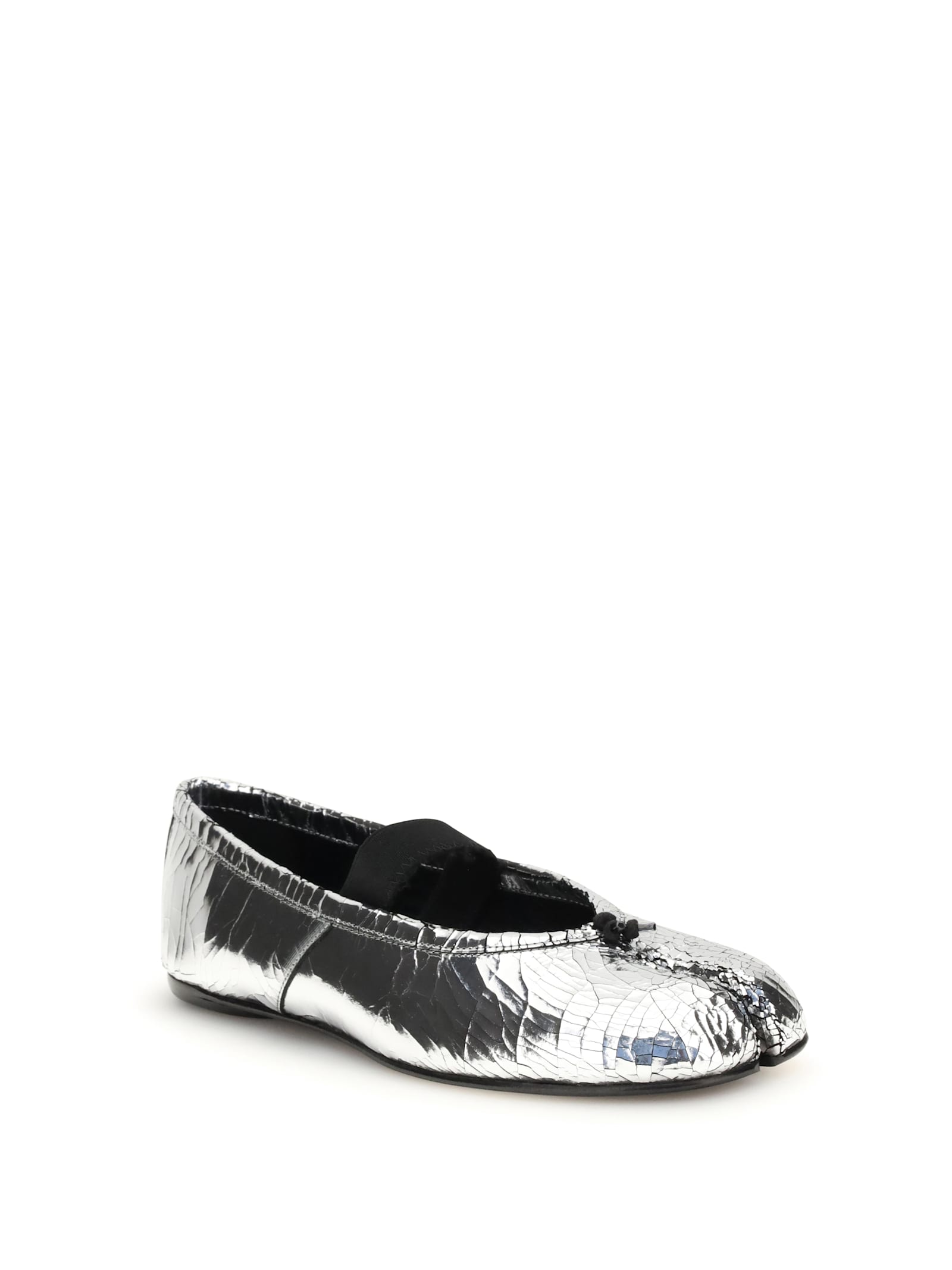 Maison Margiela Ballerinas In Silver