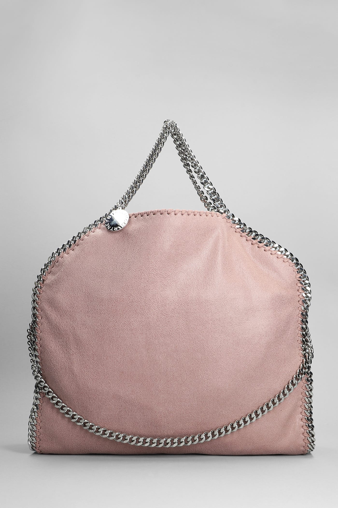 Shop Stella Mccartney Falabella Tote In Rose-pink Polyester