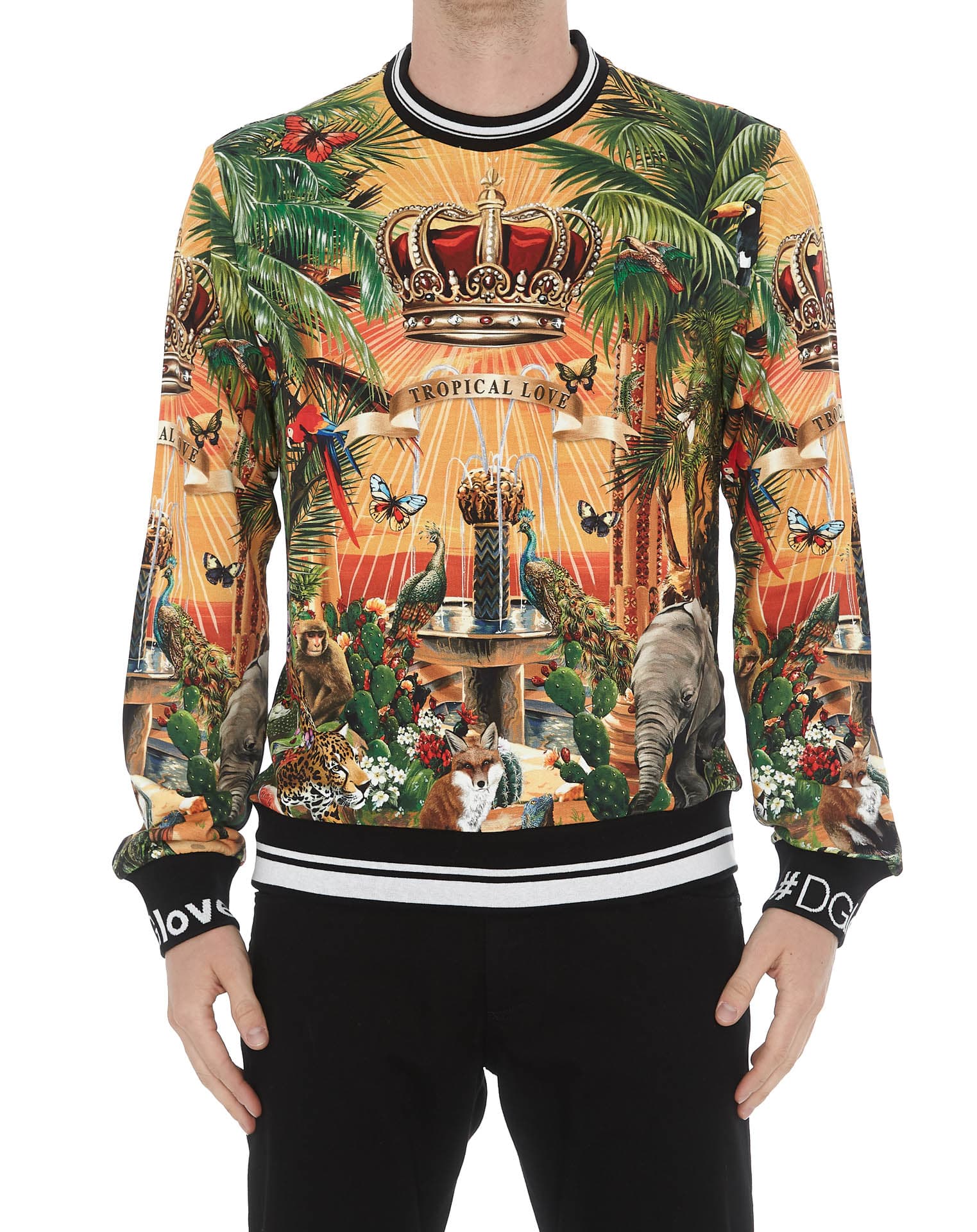 Dolce & Gabbana Dolce & Gabbana Tropico Dg King Sweatshirt - Multicolor ...