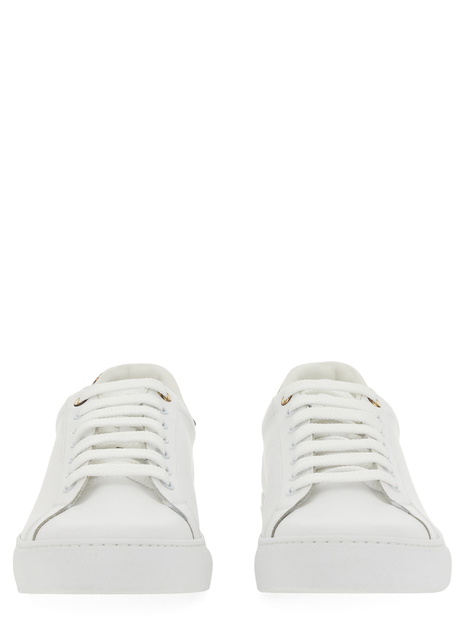 Shop Paul Smith Sneaker With Logo In White