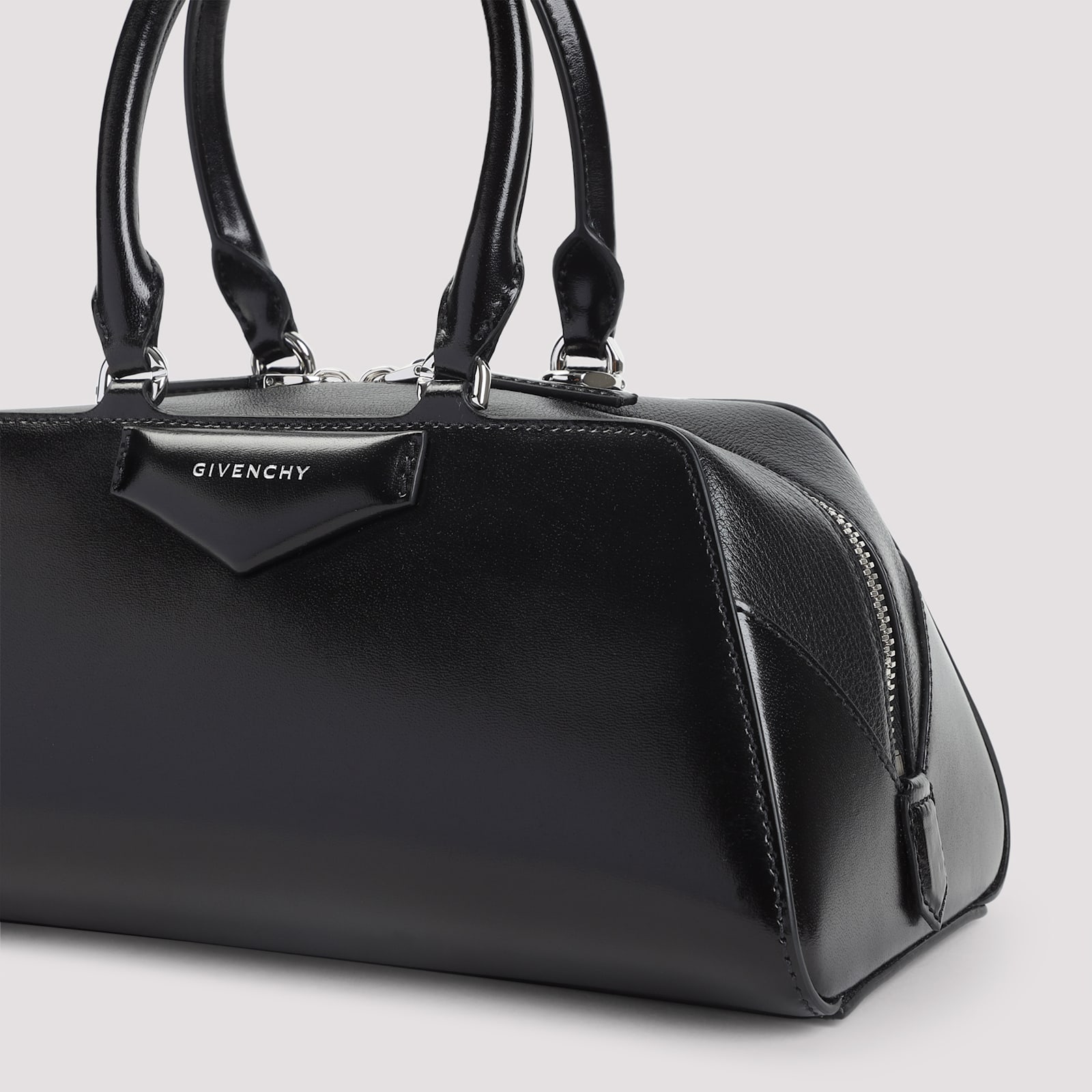 Givenchy Antigona East-west Small Handbag In Black