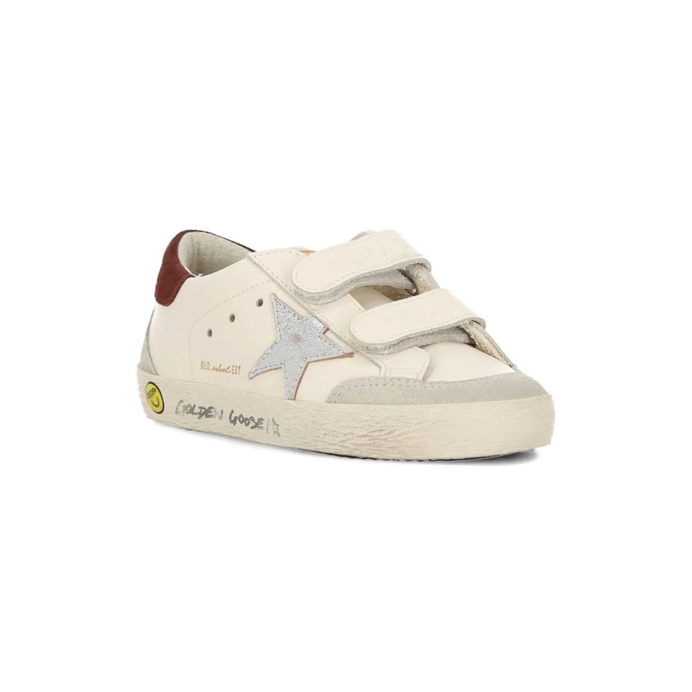 Golden Goose Kids Sneakers Old School In White