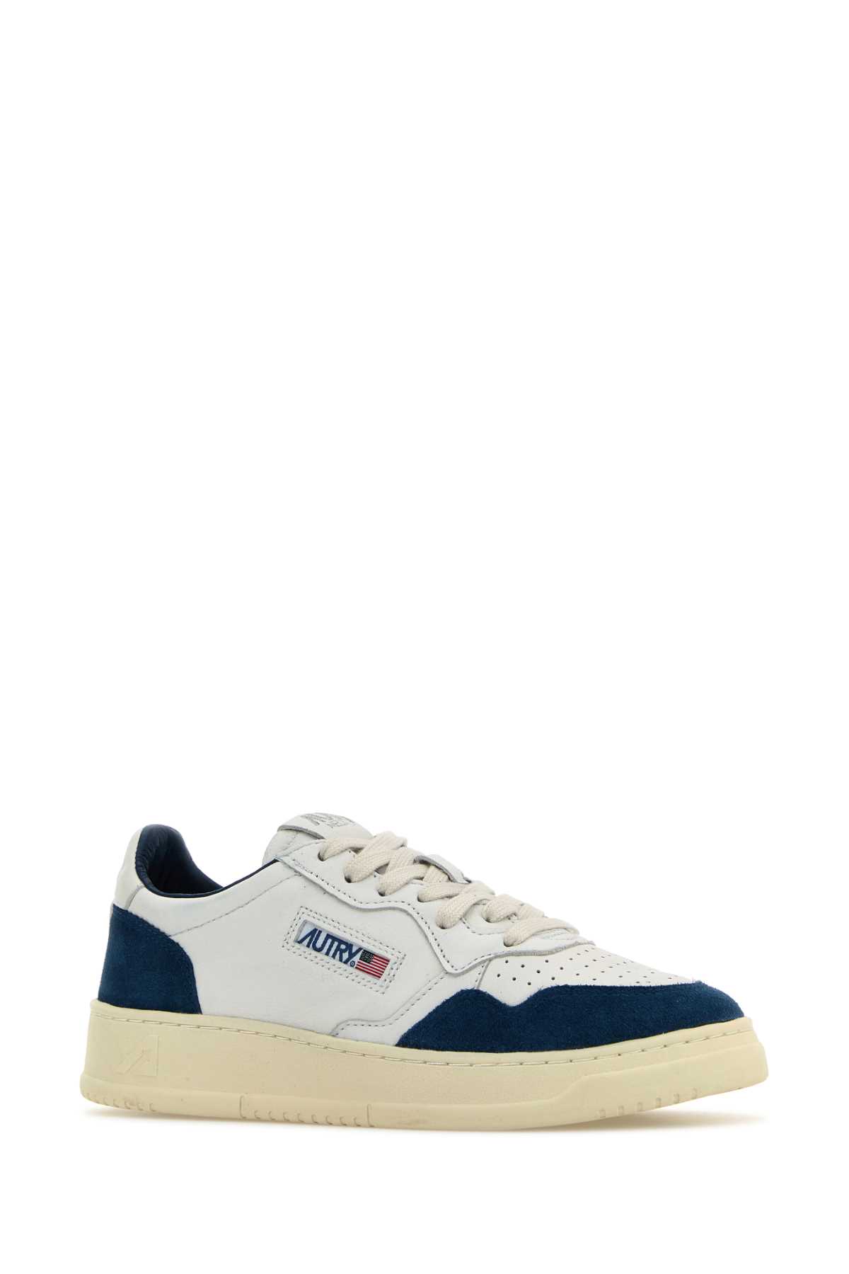 Autry Two-tone Leather Medalist Sneakers