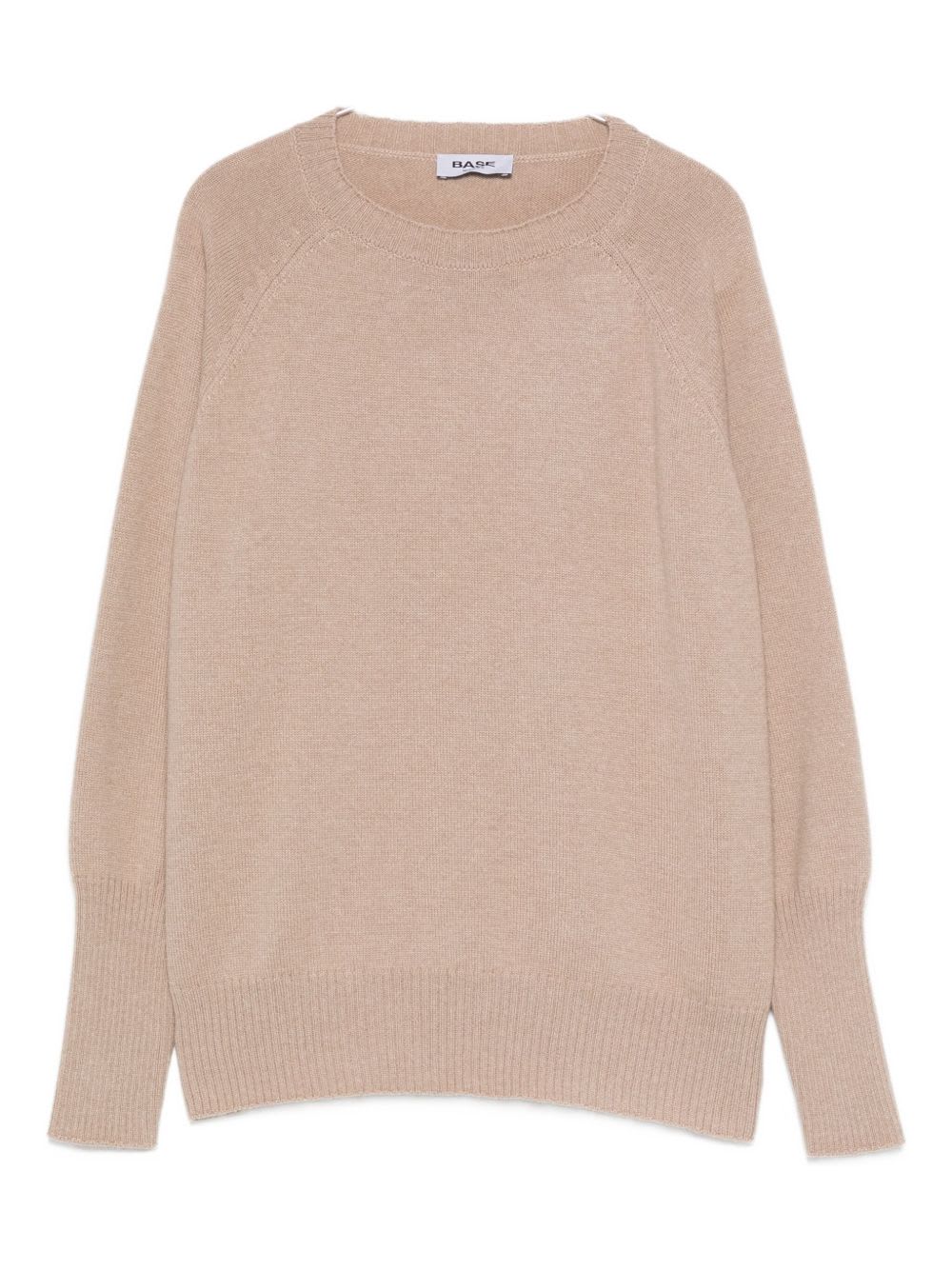 Base Wool Crewneck Sweater In Sand