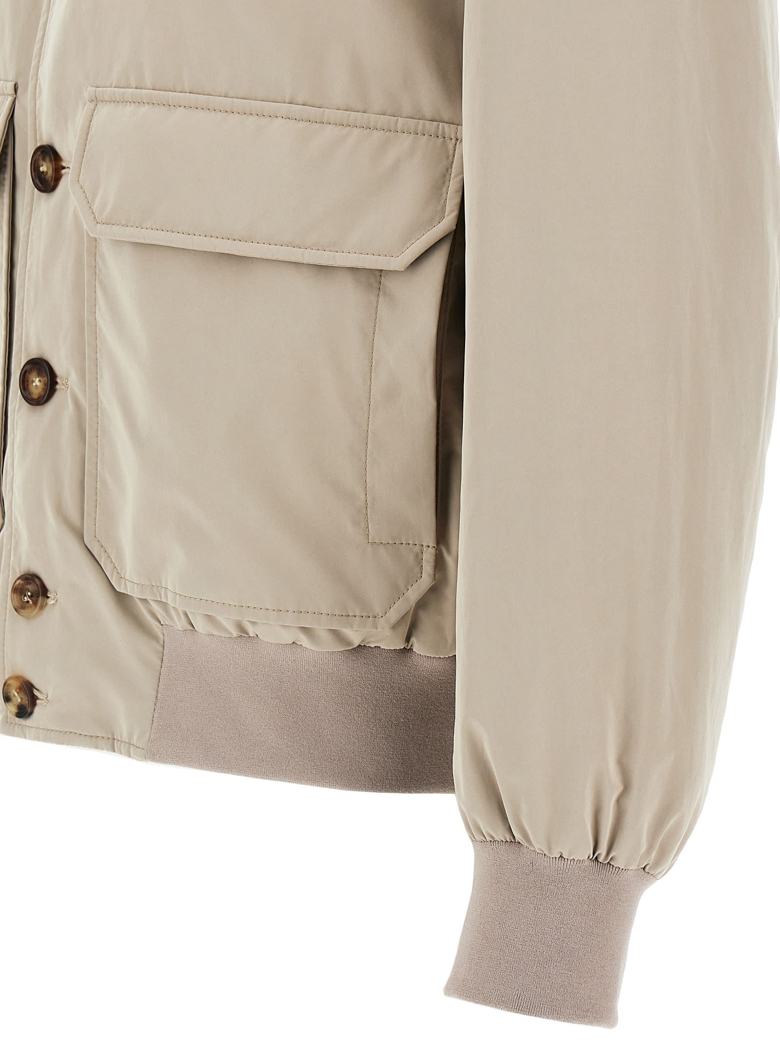 BRUNELLO CUCINELLI WATER REPELLENT BOMBER JACKET 