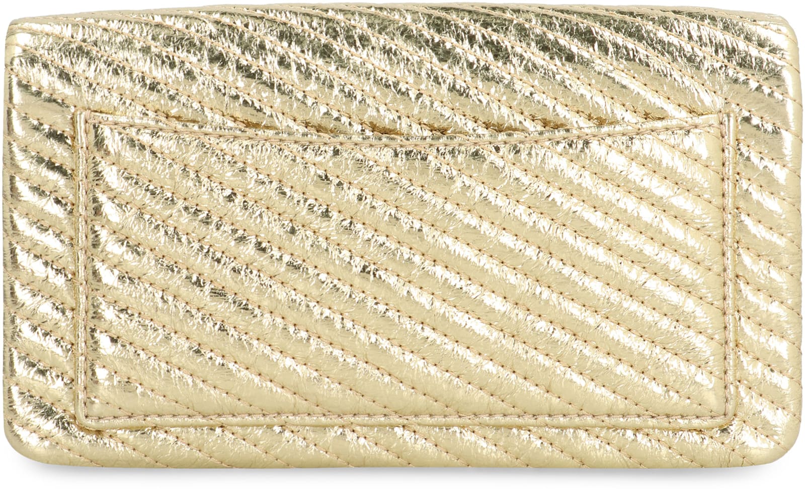 Tory Burch Kira Leather Wallet On Chain In Gold