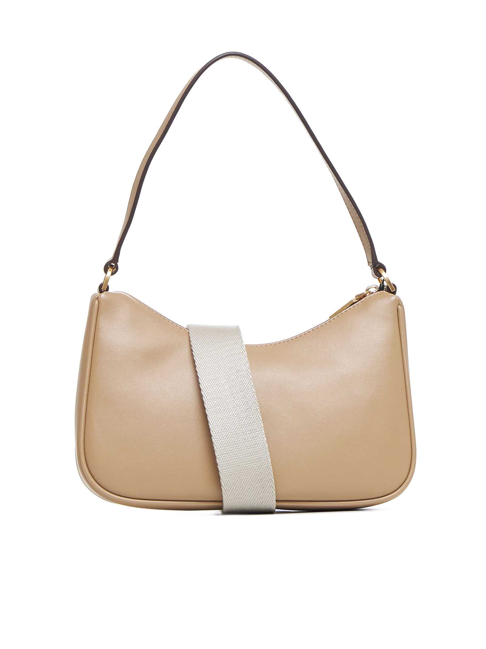 Shop Dkny Shoulder Bag In Cappuccino