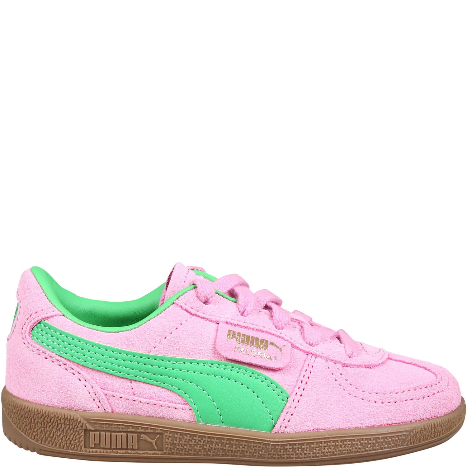 Puma Kids' Fuchsia Palermo Sneakers For Girl With Logo
