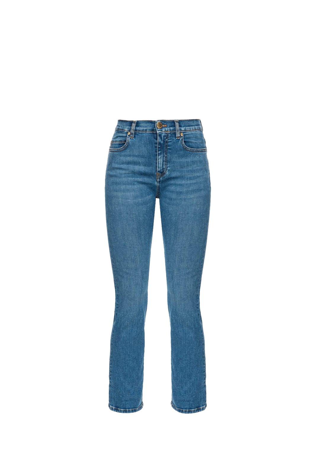 Shop Pinko Brenda Bootcut Jeans In Denim Scuro