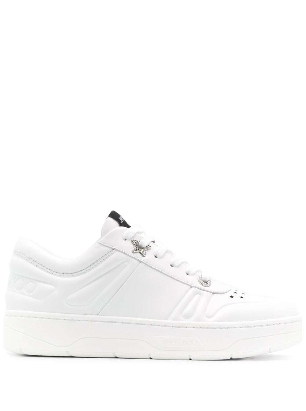 Jimmy Choo Hawaii Sneakers In White Leather
