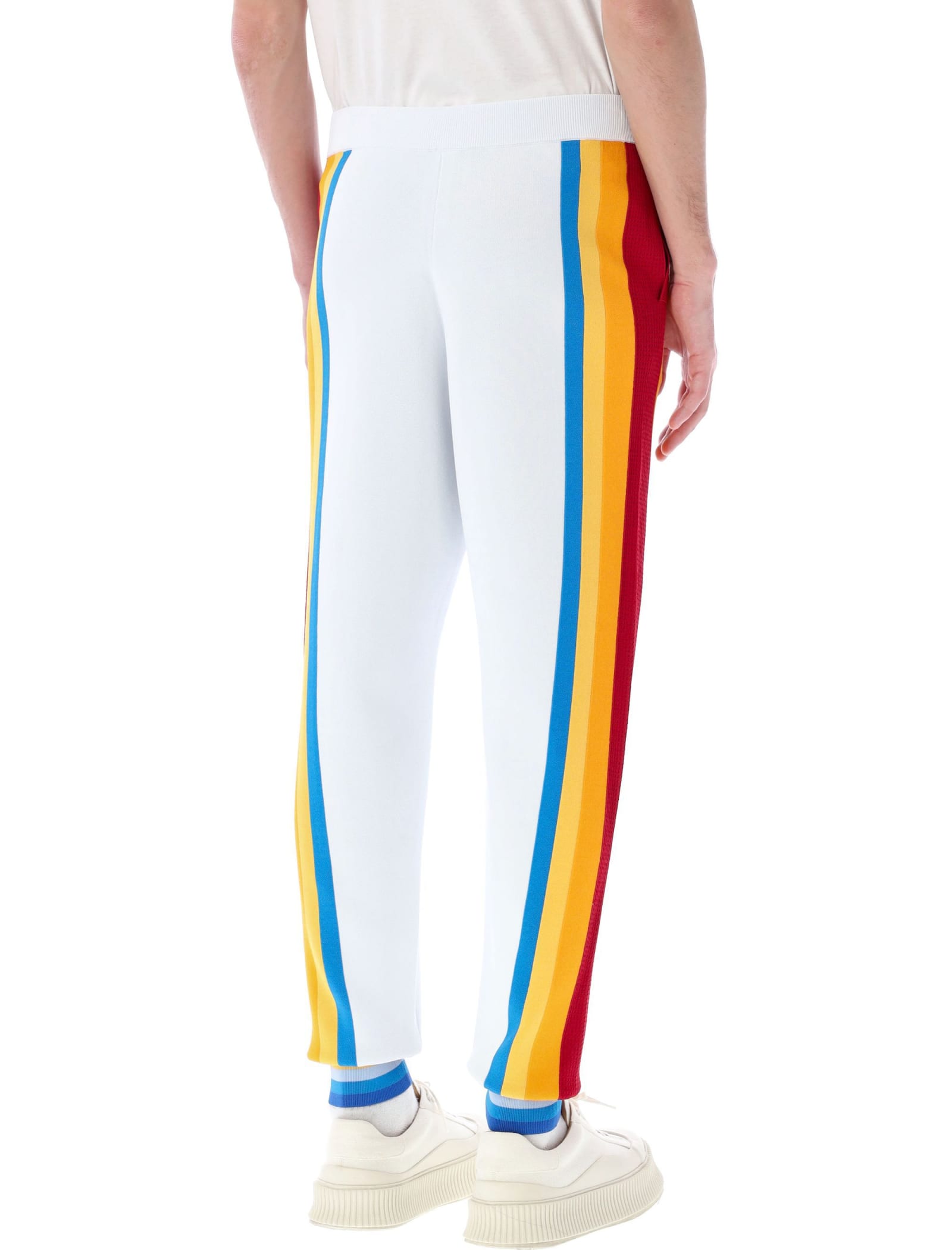 Casablanca Striped Track Pants Men In White
