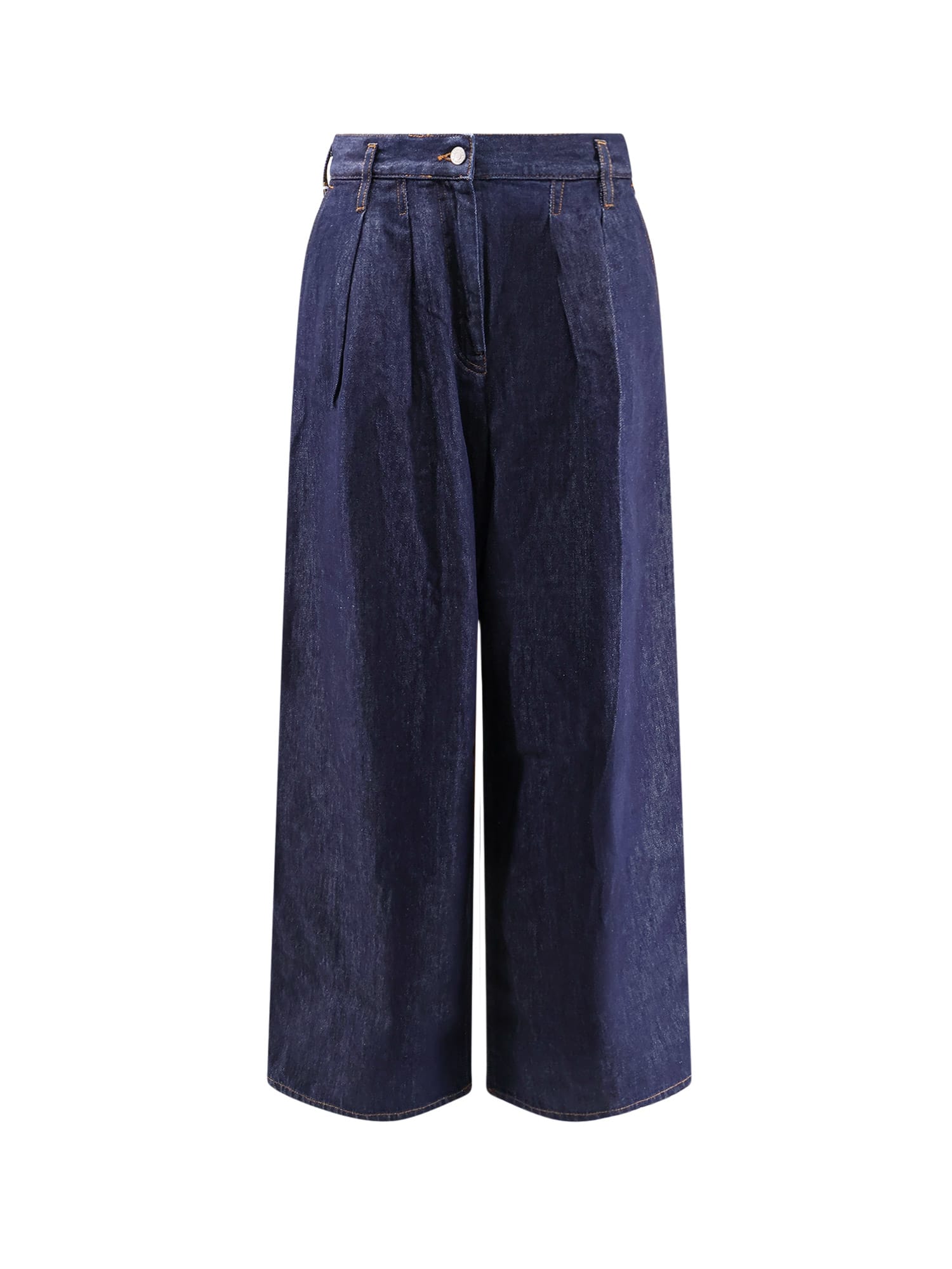 Dries Van Noten Pamplona Cotton Jeans In Blue
