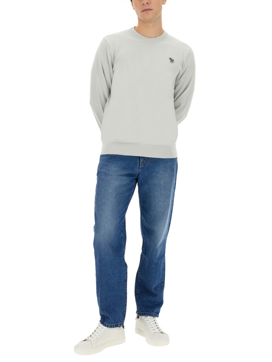 Ps By Paul Smith Ps Paul Smith Zebra Patch Shirt In Grey