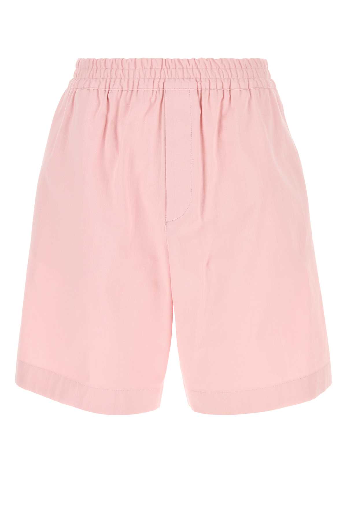 Pink Twill Bermuda Shorts