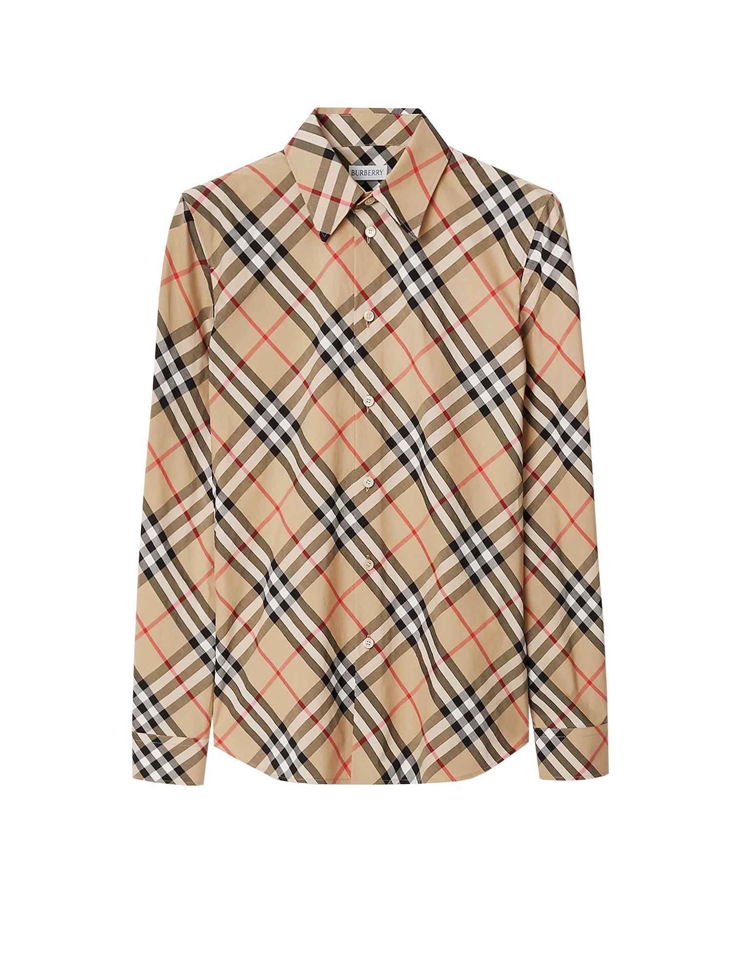 Shop Burberry Shirt In Beige