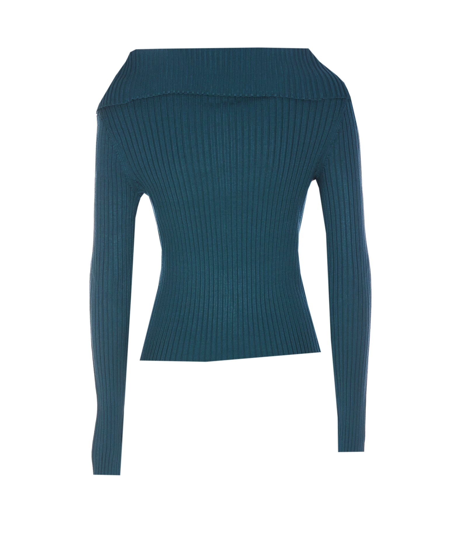 Shop Patrizia Pepe Zip Sweater In Blue