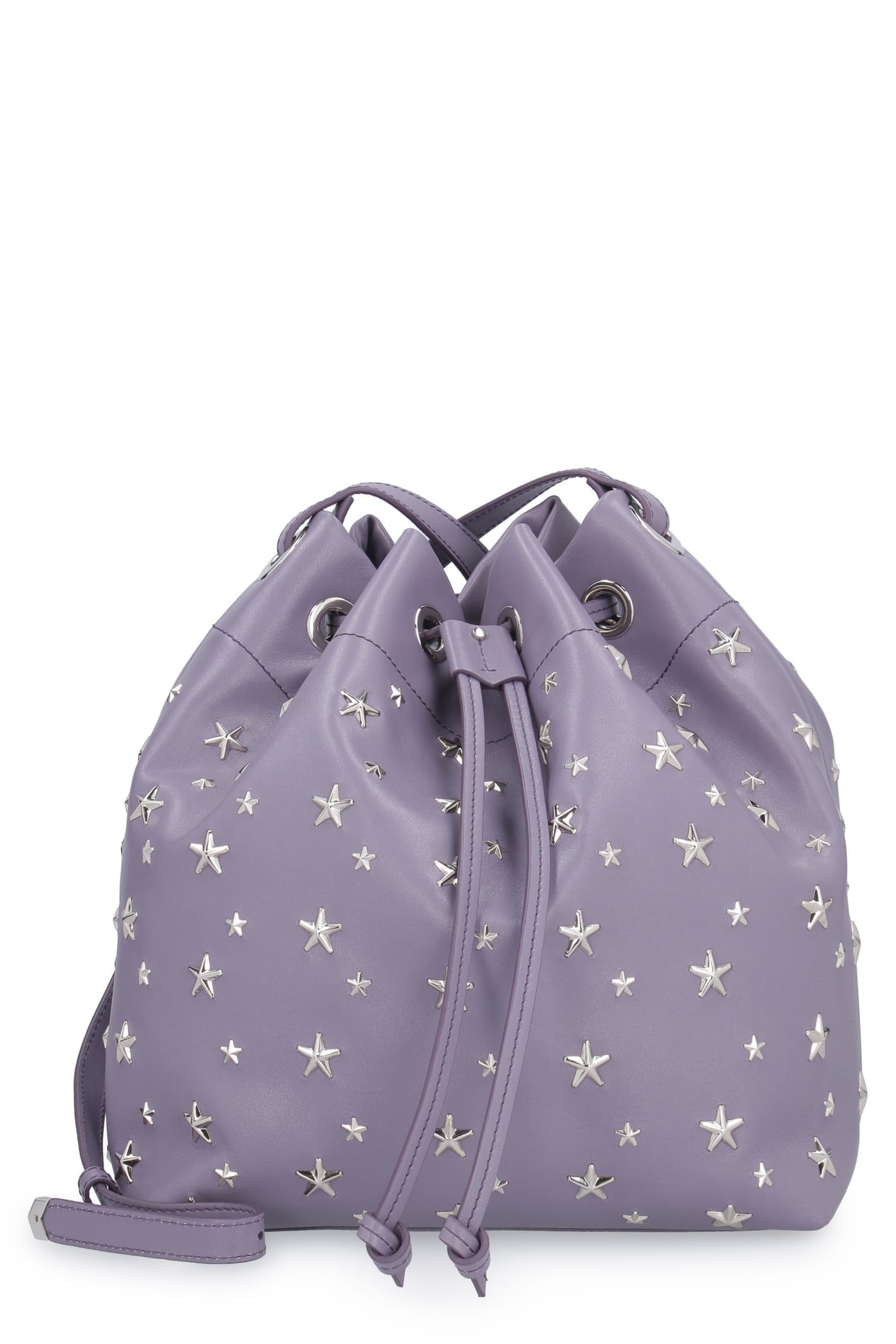 purple bucket bag