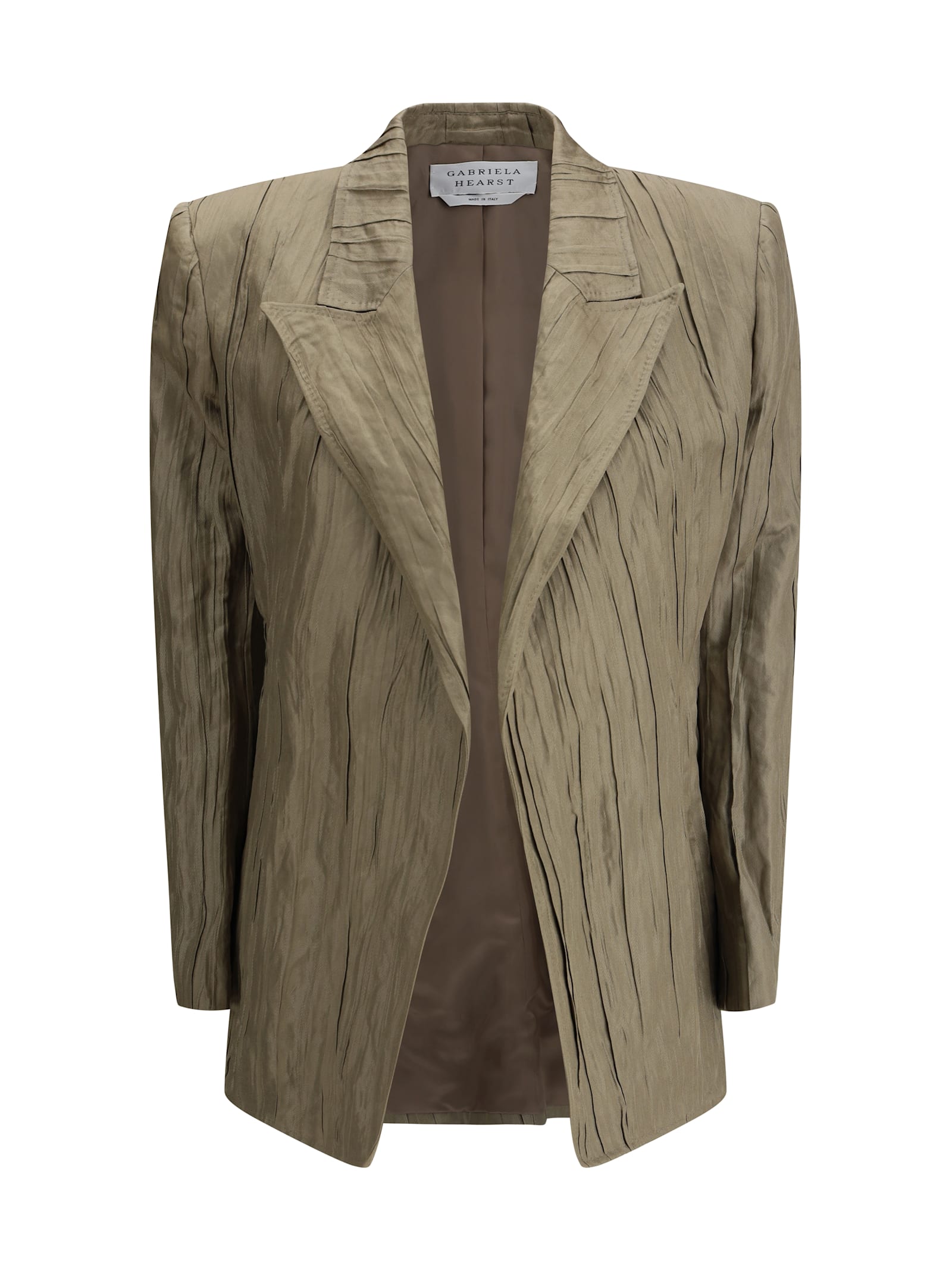 Ruched Silk Mairi Blazer