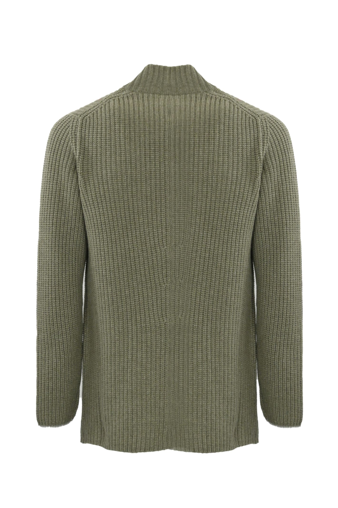 Shop Brunello Cucinelli Wool And Cashmere Cardigan In Verde