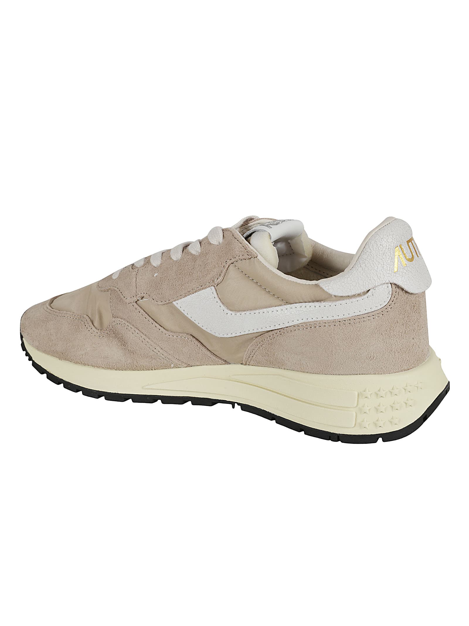 Shop Autry Reelwind Sneakers In Beige