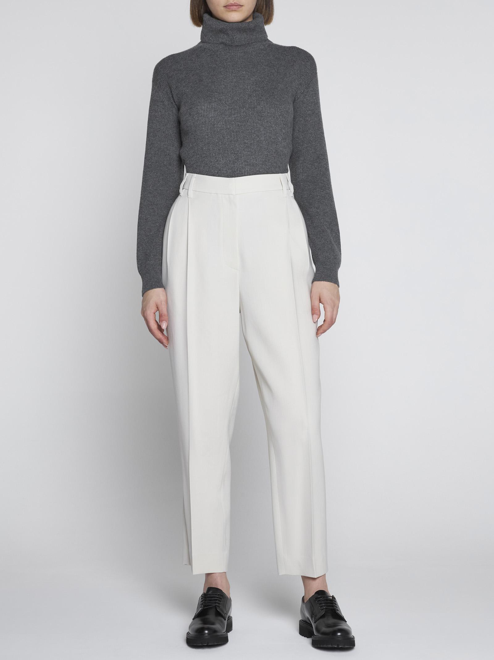 Shop Brunello Cucinelli Turtleneck In Piombo