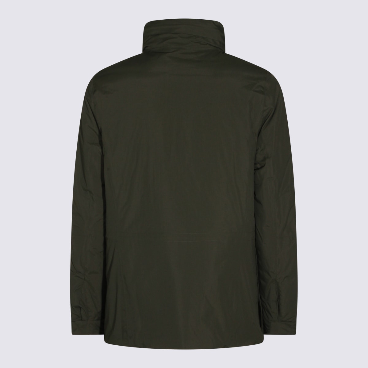 K-way Green Manuel Warm Ottoman Casual Jacket In Green