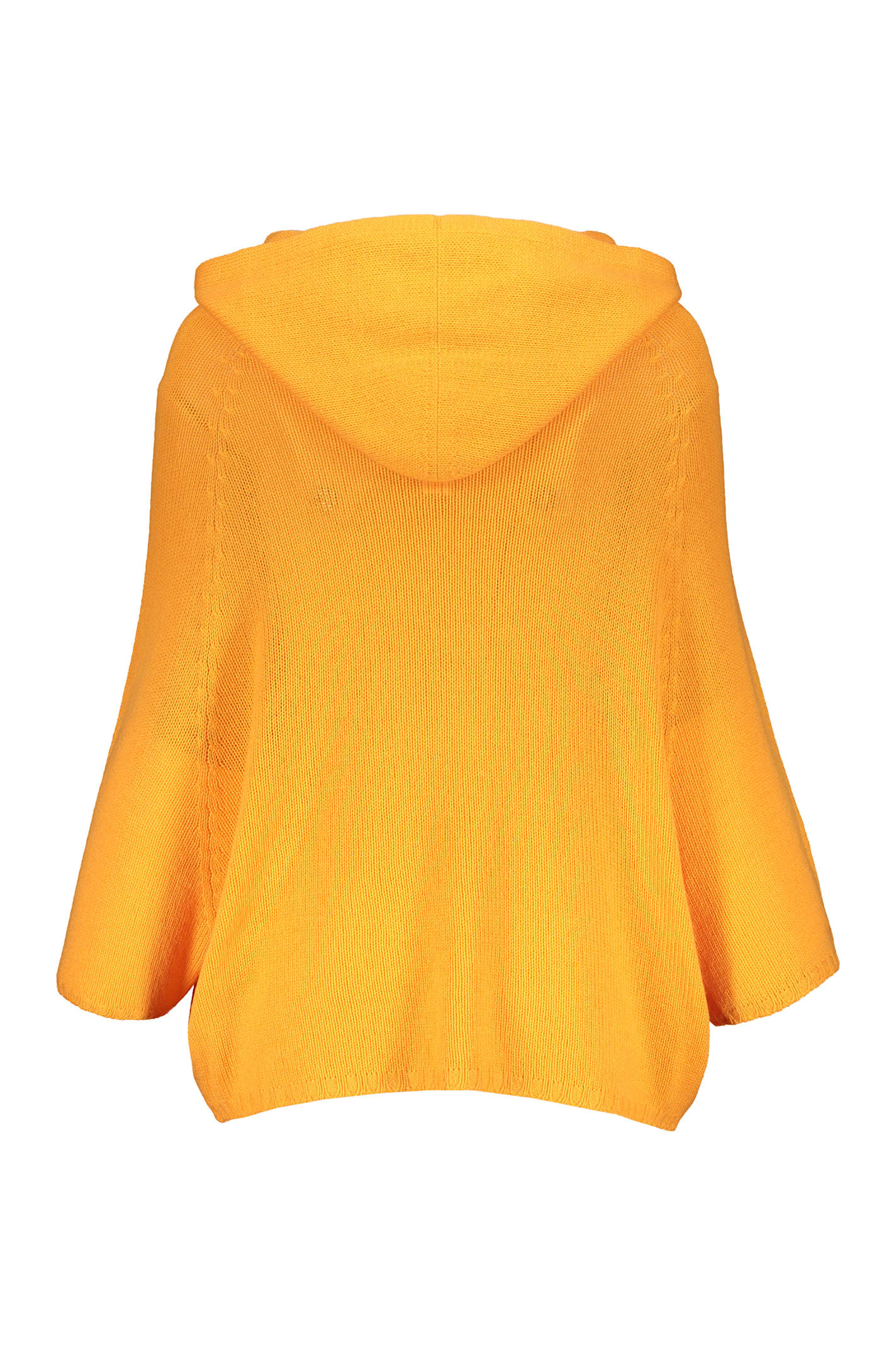 Fabiana Filippi Knitted Hoodie In Orange