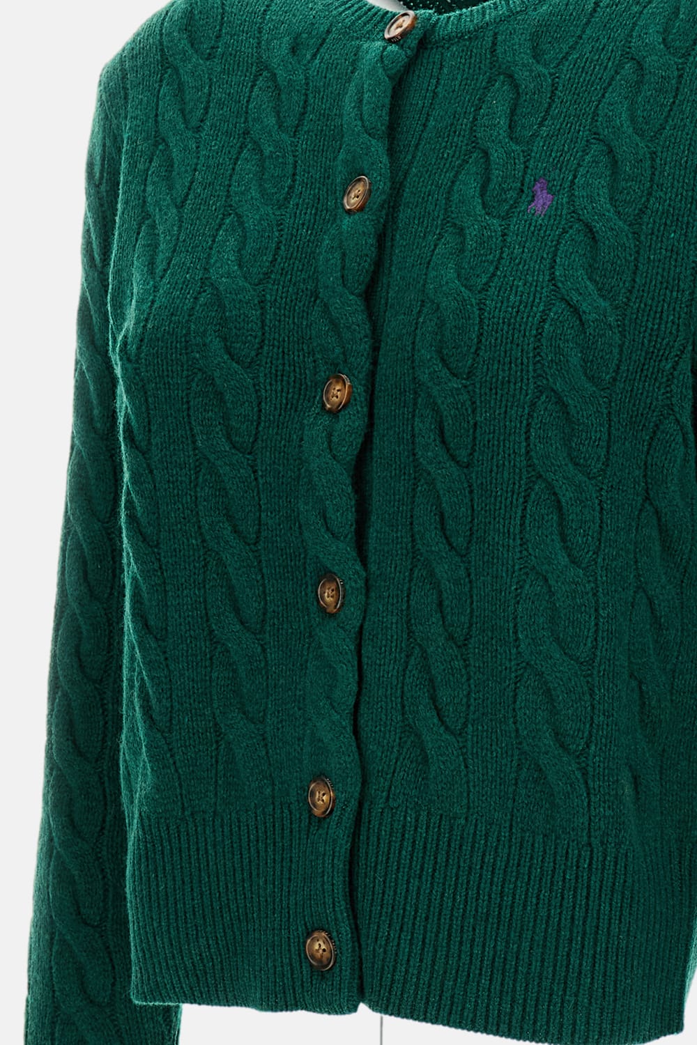 Polo Ralph Lauren Wool Cardigan In Green