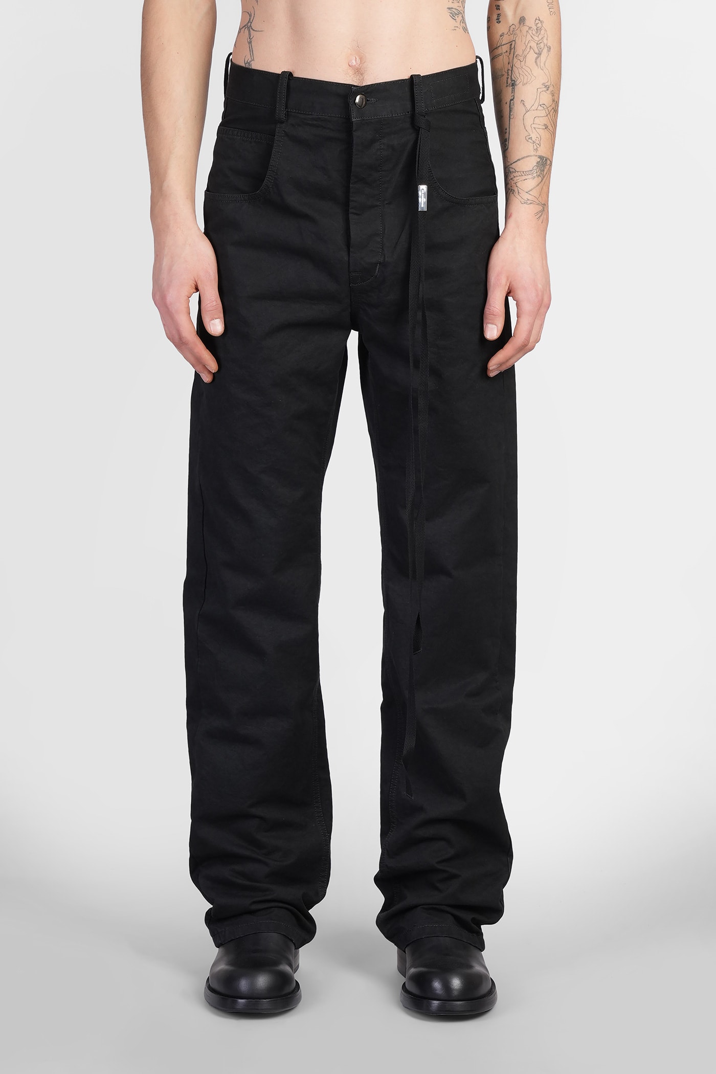 Ronald Pants In Black Cotton