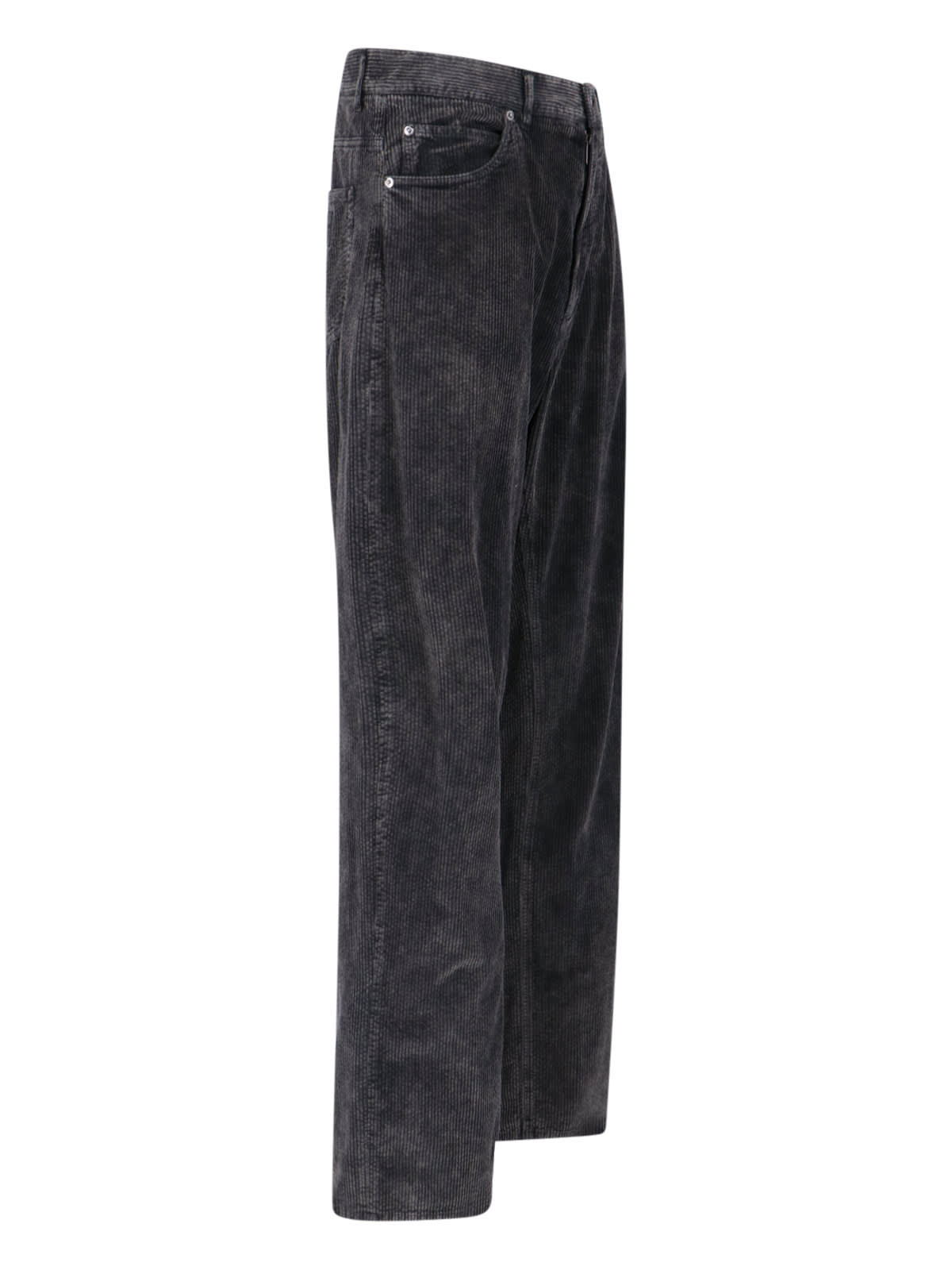 Shop Dolce & Gabbana Velvet Pants In Gray