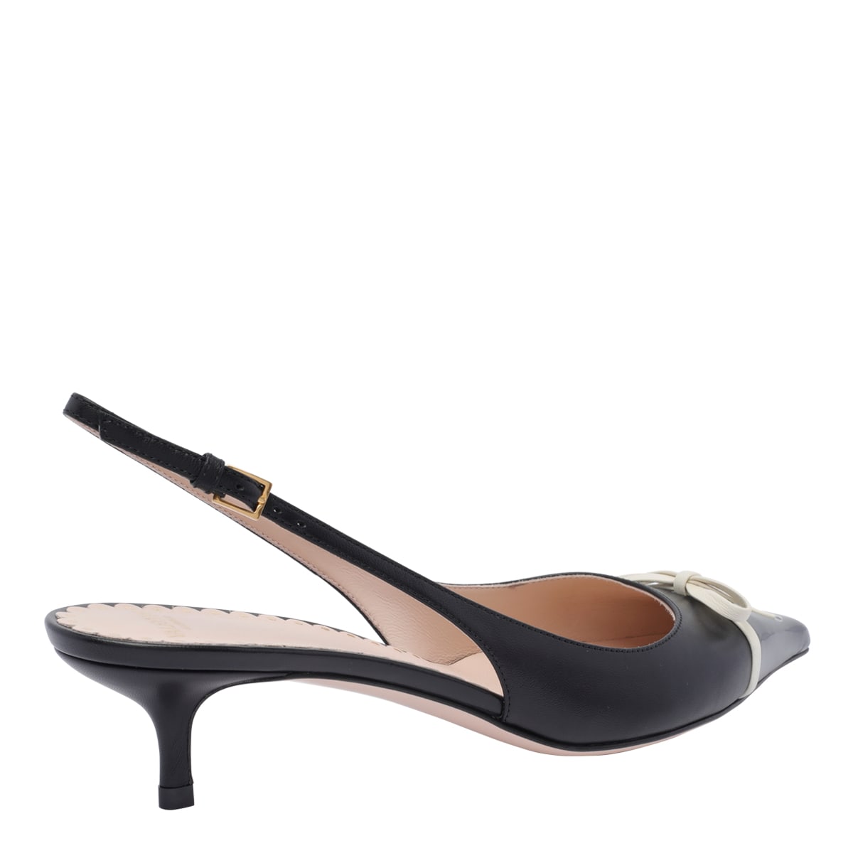 Valentino Bepointy Slingback In Black